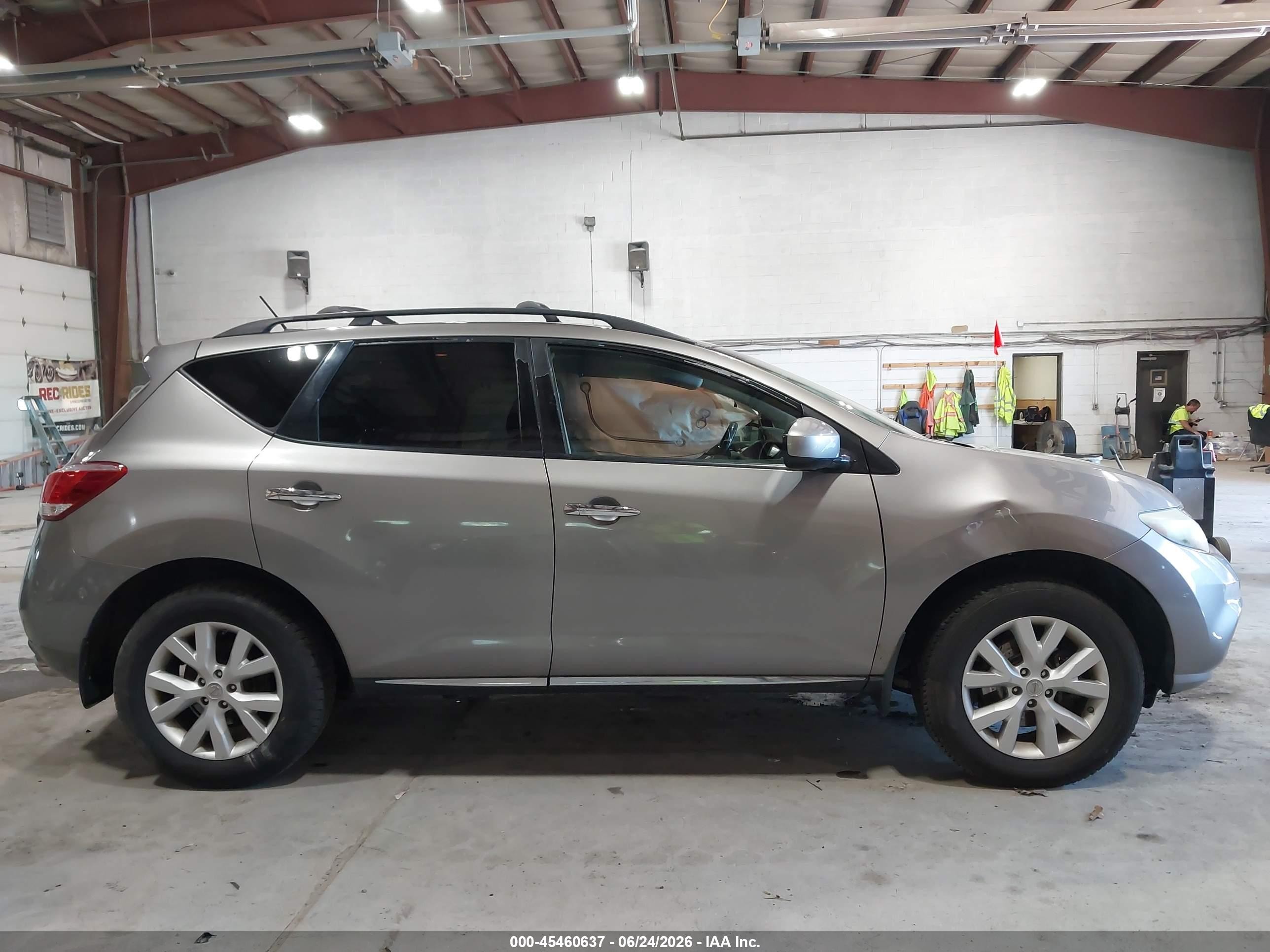 2011 Nissan Murano Sl Silver vin: JN8AZ1MW7BW185697
