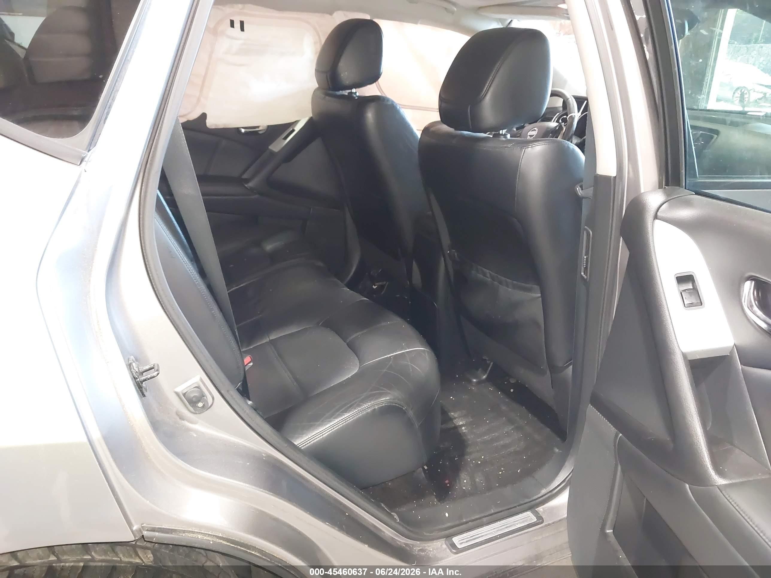 2011 Nissan Murano Sl Silver vin: JN8AZ1MW7BW185697