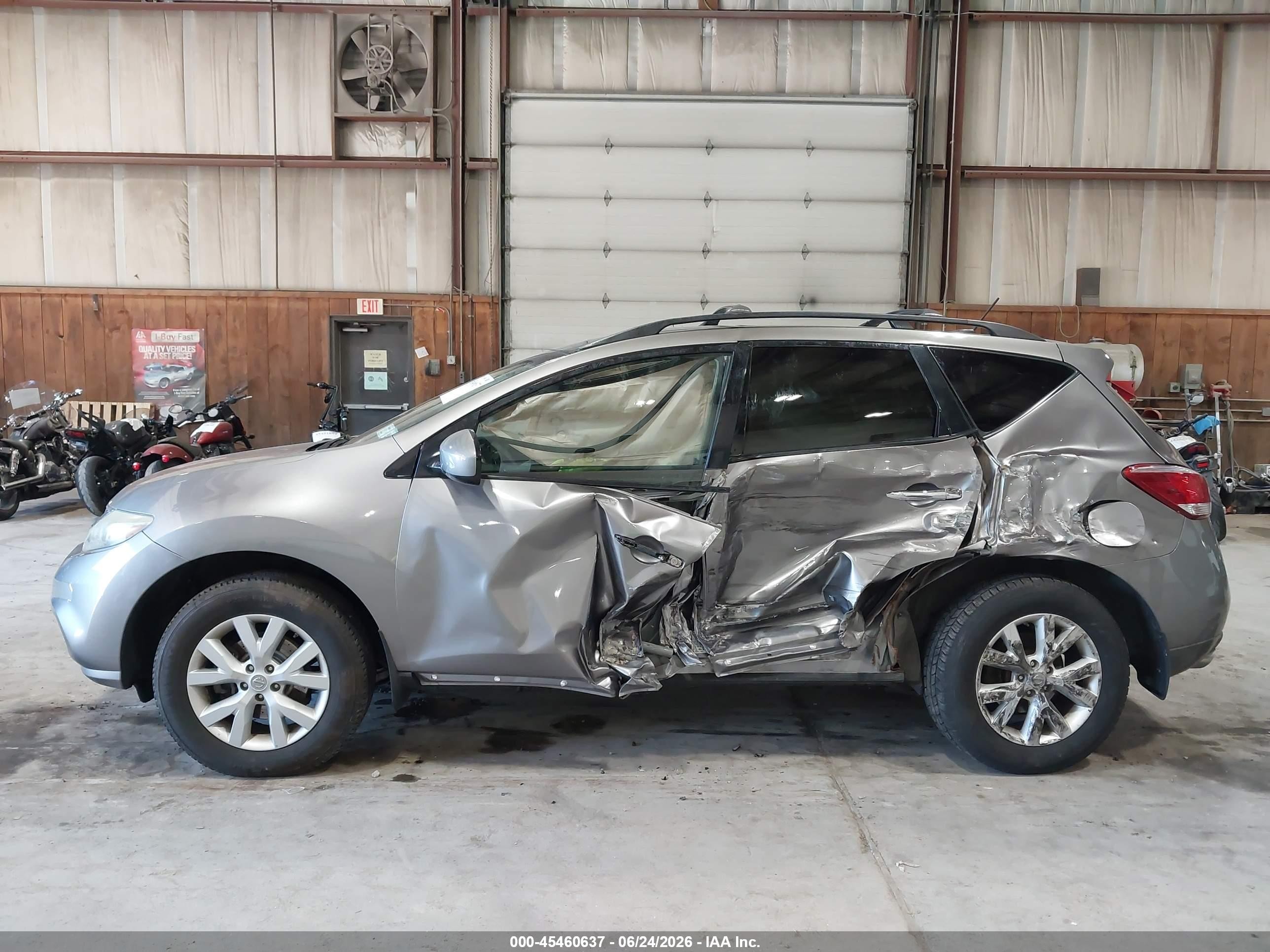 2011 Nissan Murano Sl Silver vin: JN8AZ1MW7BW185697