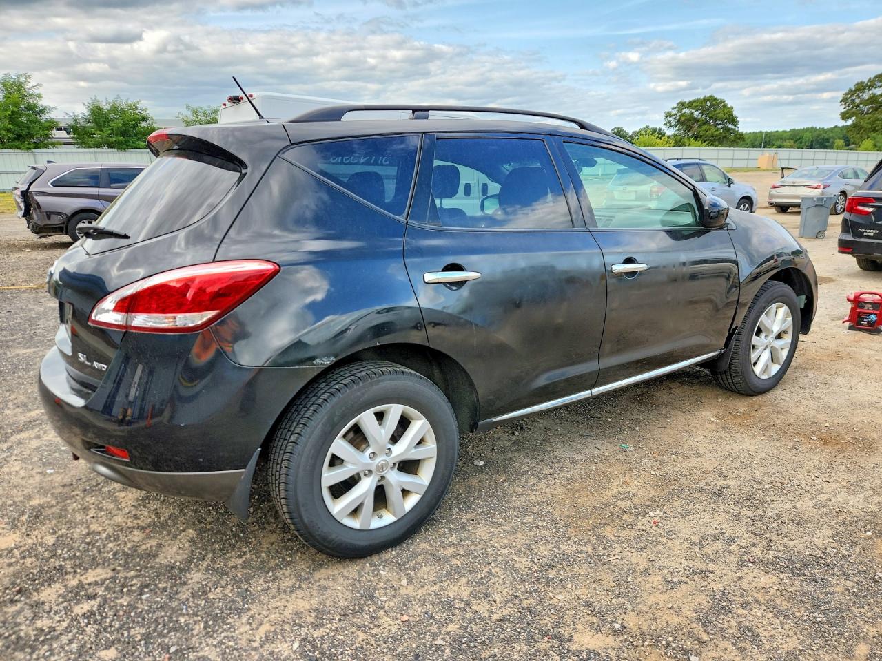 2012 Nissan Murano S Black vin: JN8AZ1MW7CW206775