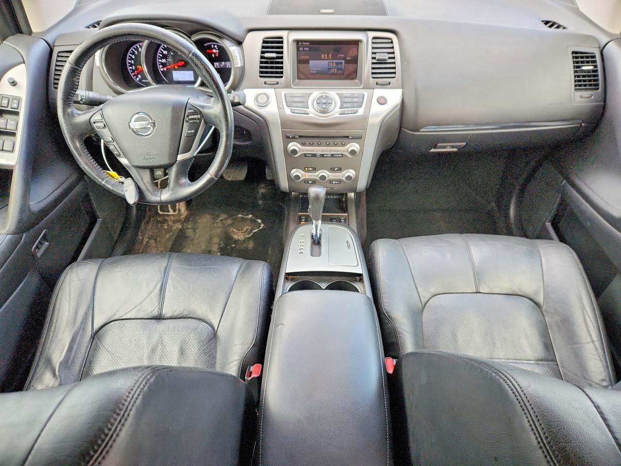 2012 Nissan Murano S Black vin: JN8AZ1MW7CW206775