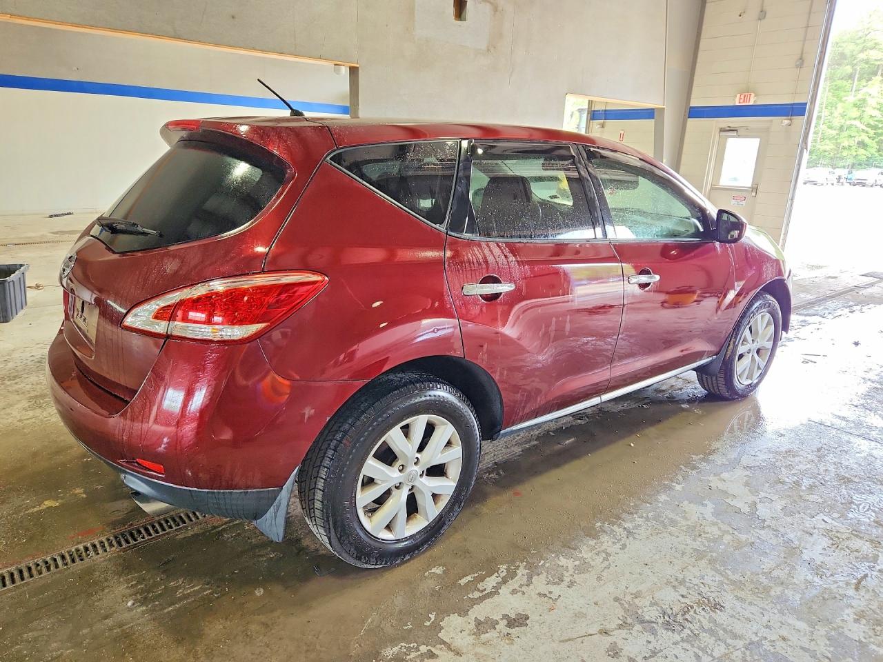 2012 Nissan Murano S Maroon vin: JN8AZ1MW7CW213841