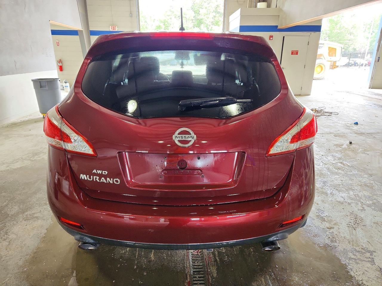 2012 Nissan Murano S Maroon vin: JN8AZ1MW7CW213841