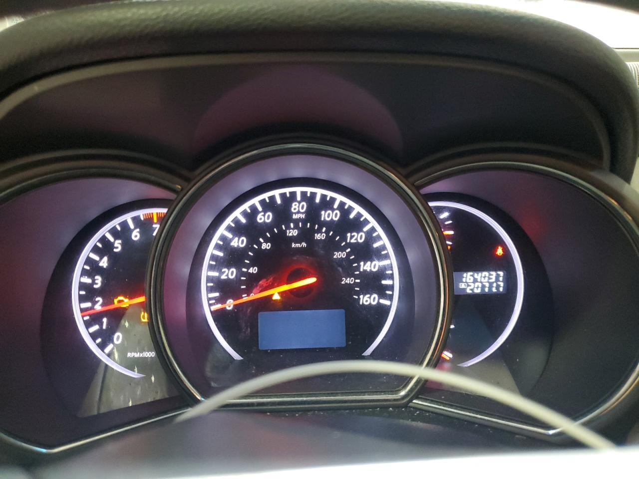 2012 Nissan Murano S Maroon vin: JN8AZ1MW7CW213841 Damage: Warning Light - Engine, On, Unacceptable