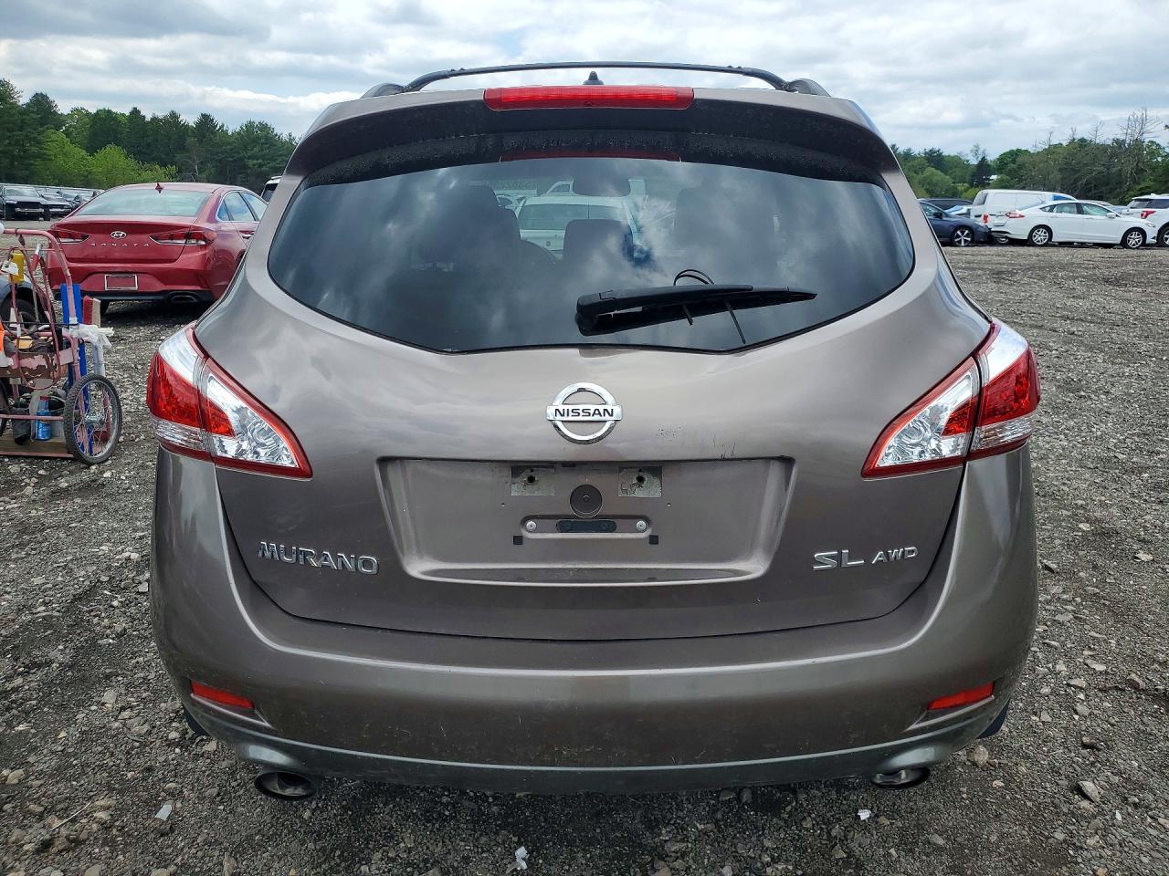 2012 Nissan Murano S Gray vin: JN8AZ1MW7CW220143