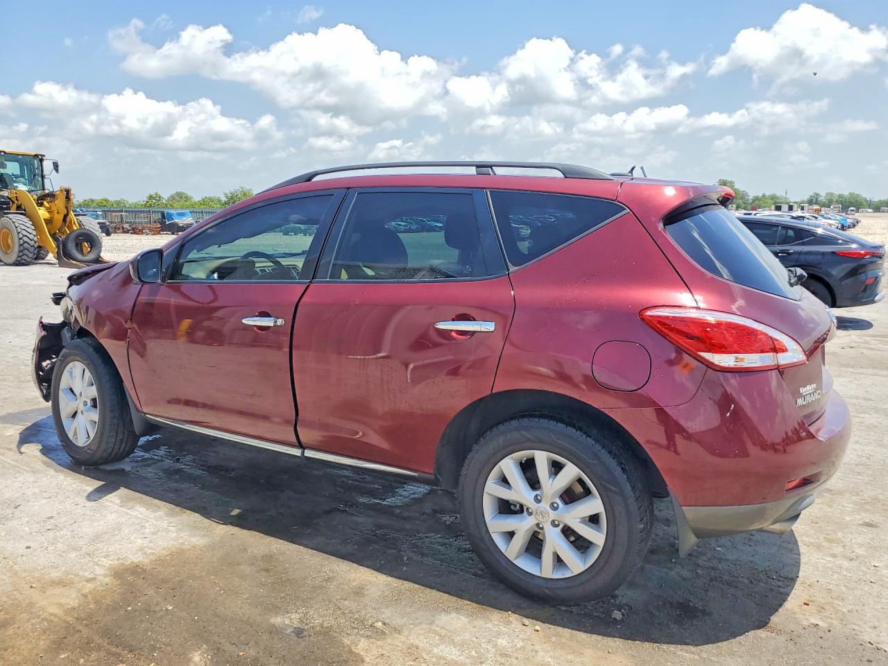 2012 Nissan Murano S Maroon vin: JN8AZ1MW7CW227528