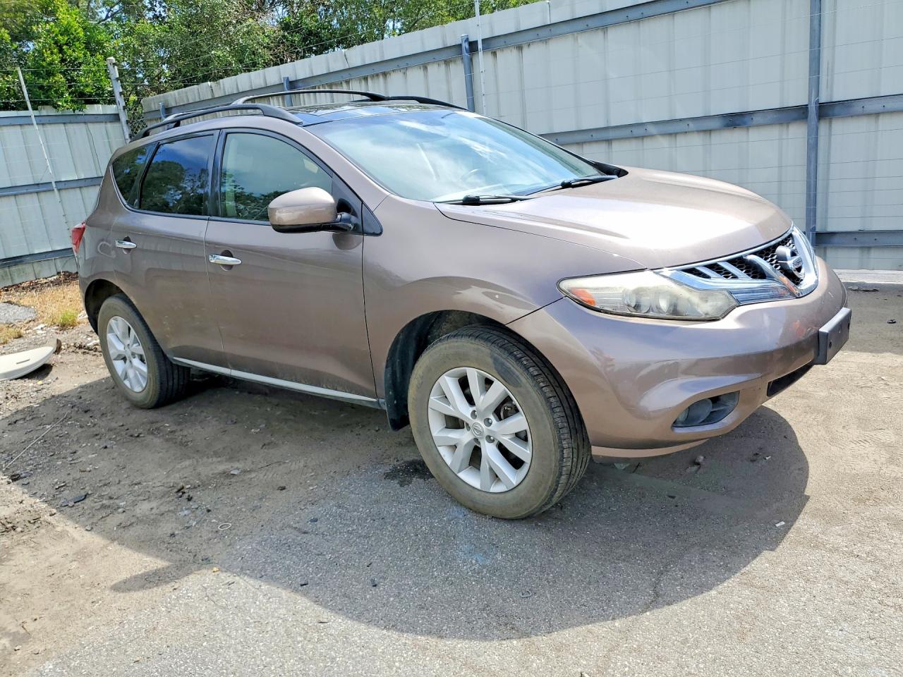 2012 Nissan Murano S Tan vin: JN8AZ1MW7CW228419