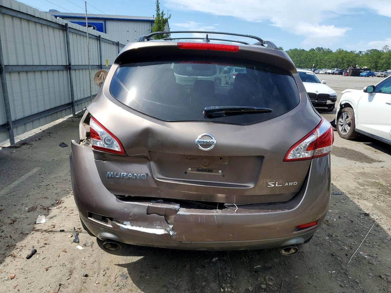 2012 Nissan Murano S Tan vin: JN8AZ1MW7CW228419