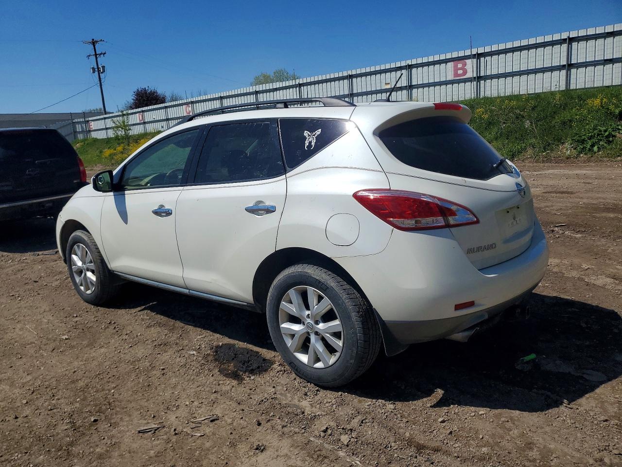 2012 Nissan Murano S White vin: JN8AZ1MW7CW229747