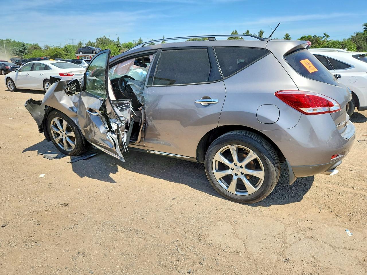 2012 Nissan Murano S Gray vin: JN8AZ1MW7CW232180