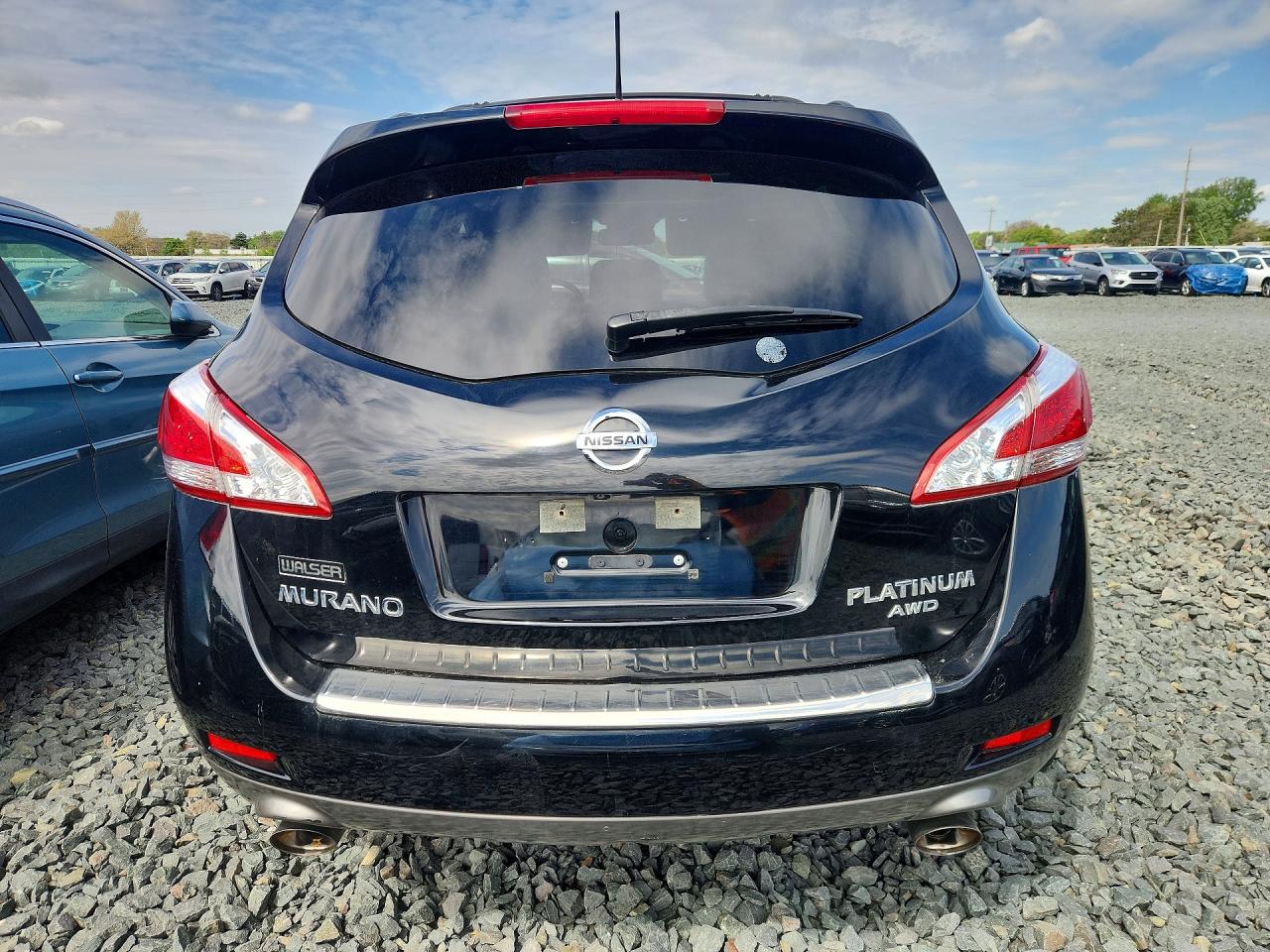 2012 Nissan Murano S Black vin: JN8AZ1MW7CW233183