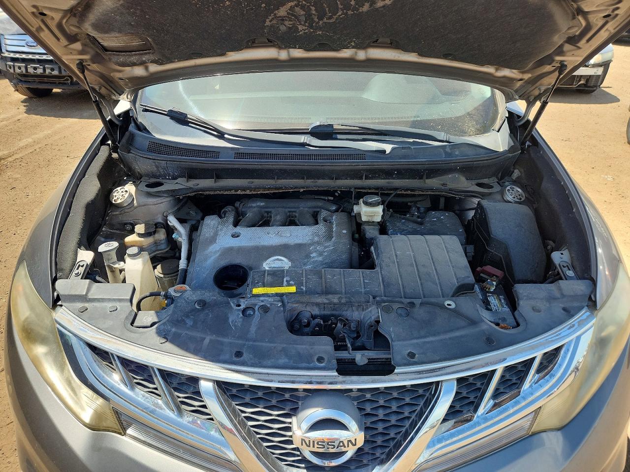 2012 Nissan Murano S Серый vin: JN8AZ1MW7CW236309