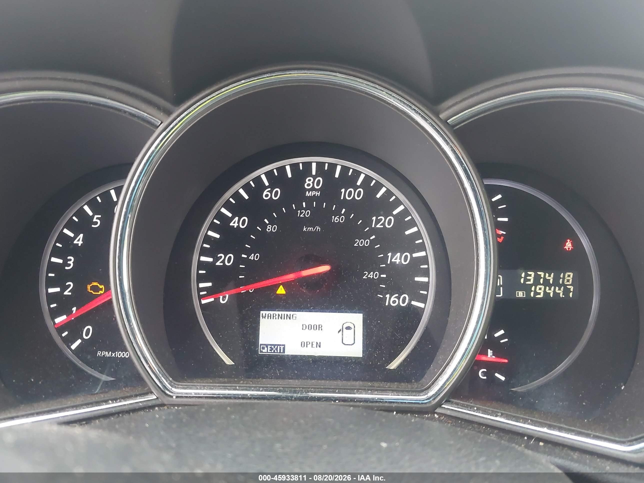 2013 Nissan Murano Sv Черный vin: JN8AZ1MW7DW302729