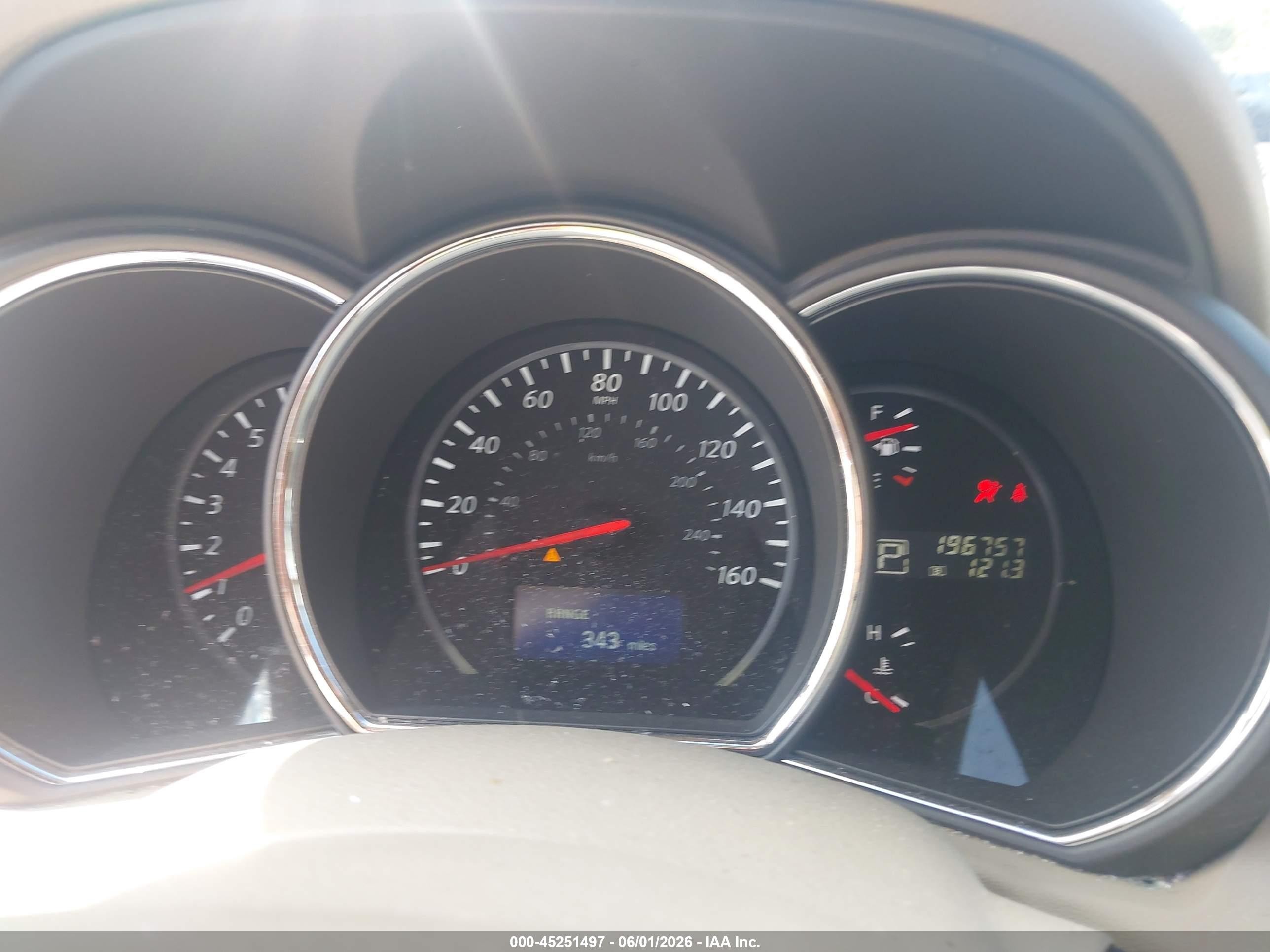 2013 Nissan Murano Sv Burgundy vin: JN8AZ1MW7DW311706