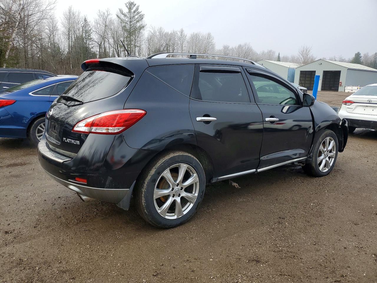 2013 Nissan Murano S Black vin: JN8AZ1MW7DW311902