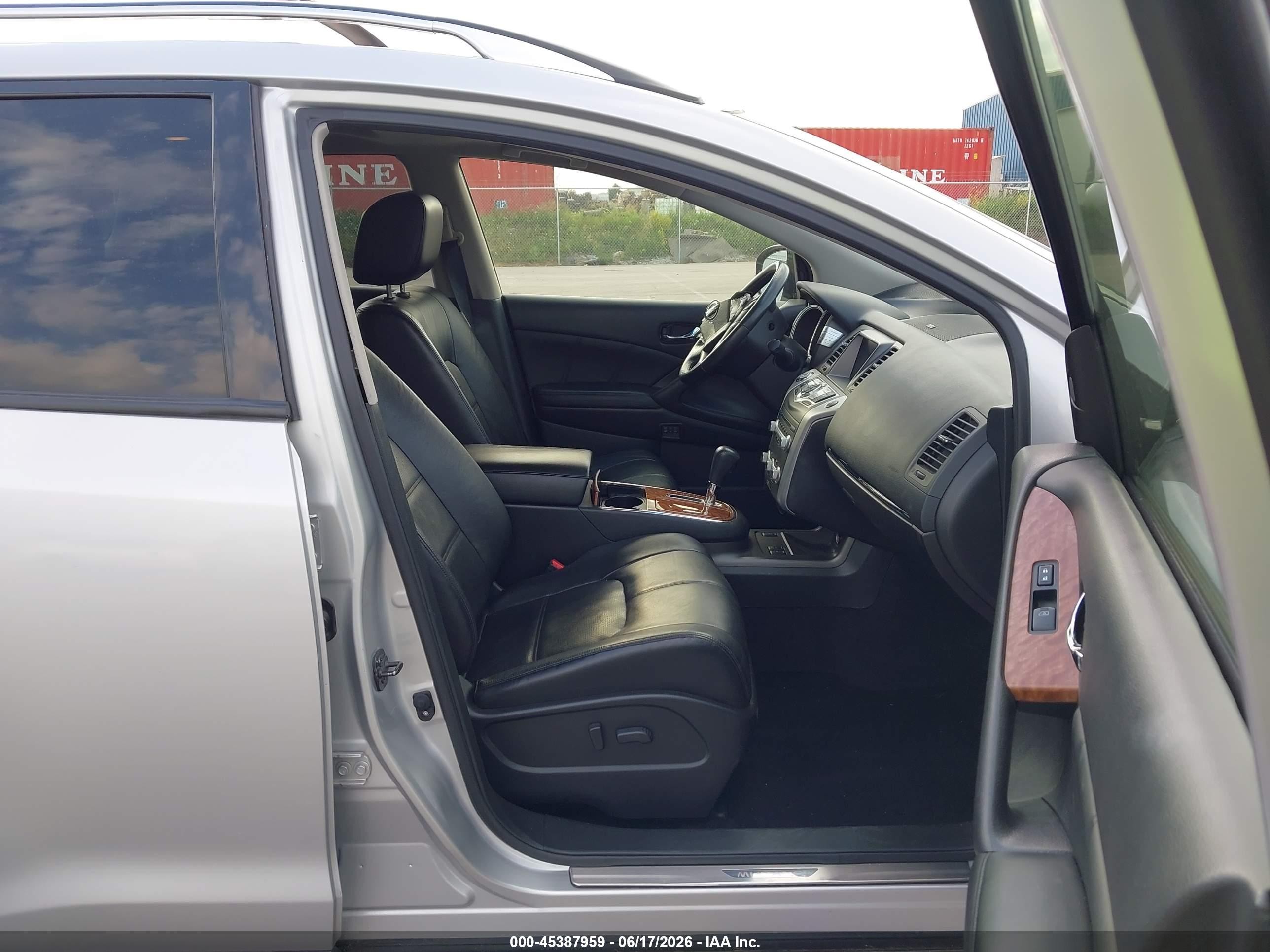 2013 Nissan Murano Le Silver vin: JN8AZ1MW7DW320373