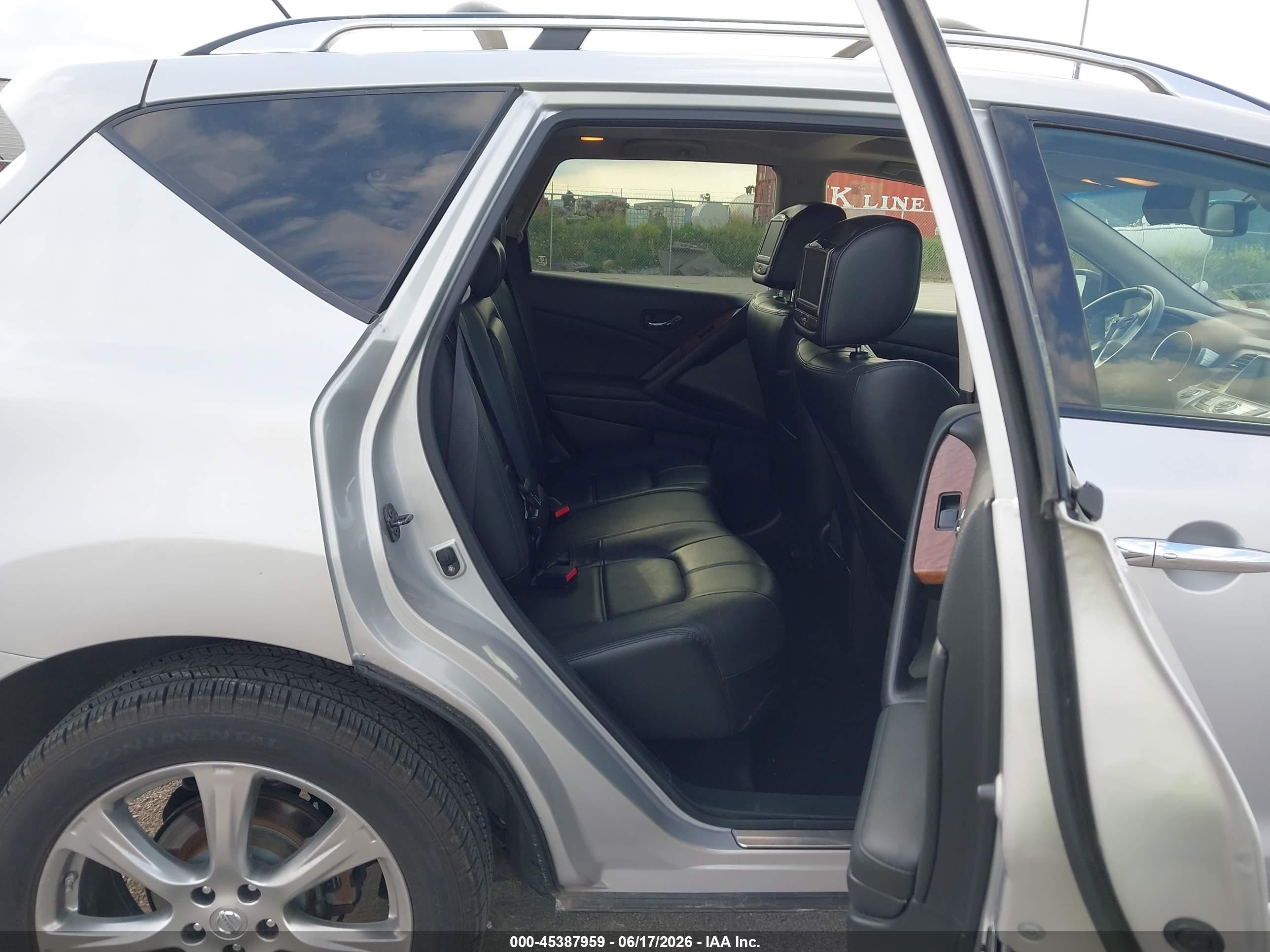 2013 Nissan Murano Le Silver vin: JN8AZ1MW7DW320373
