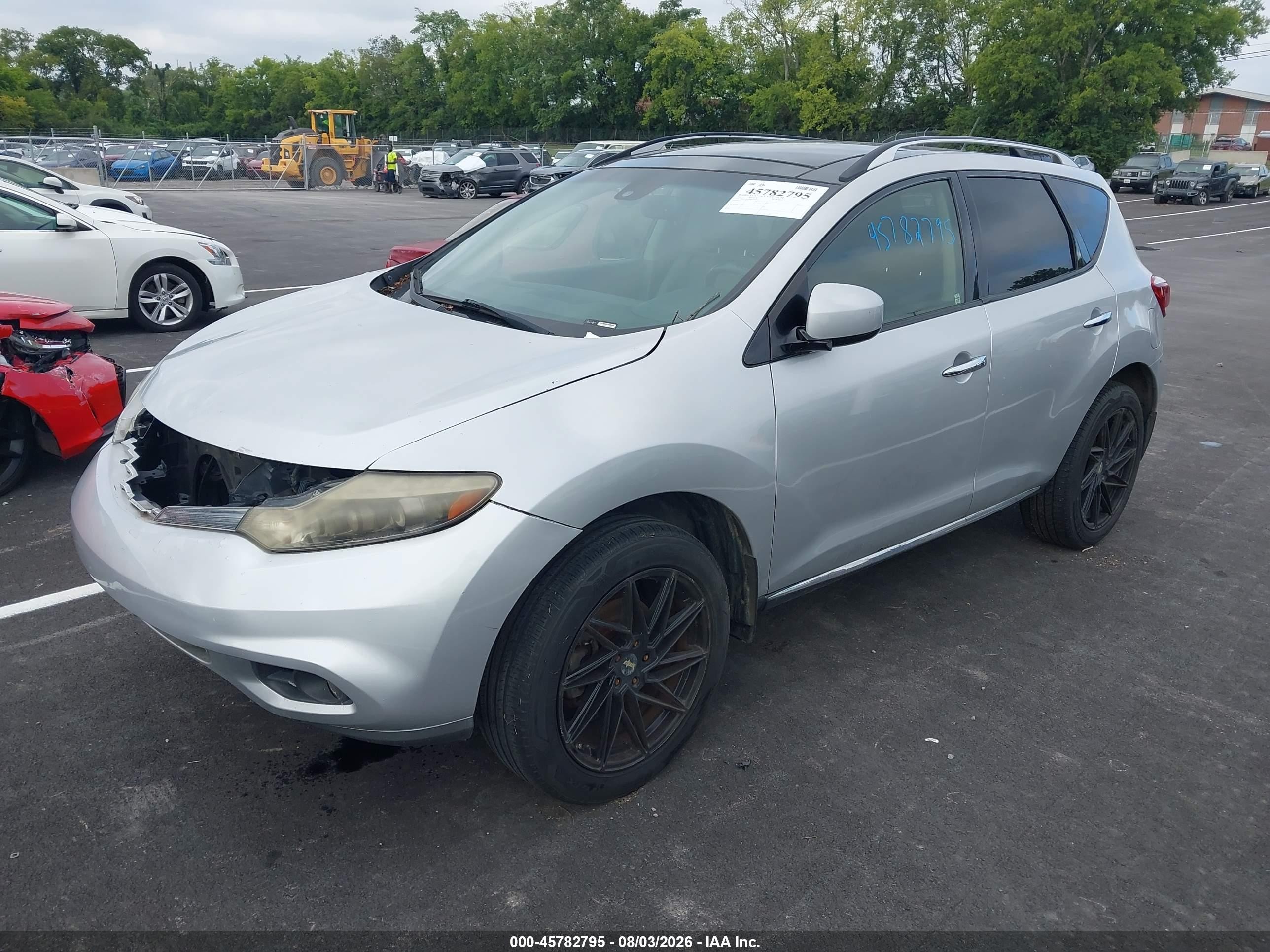 2013 Nissan Murano Le Silver vin: JN8AZ1MW7DW321457