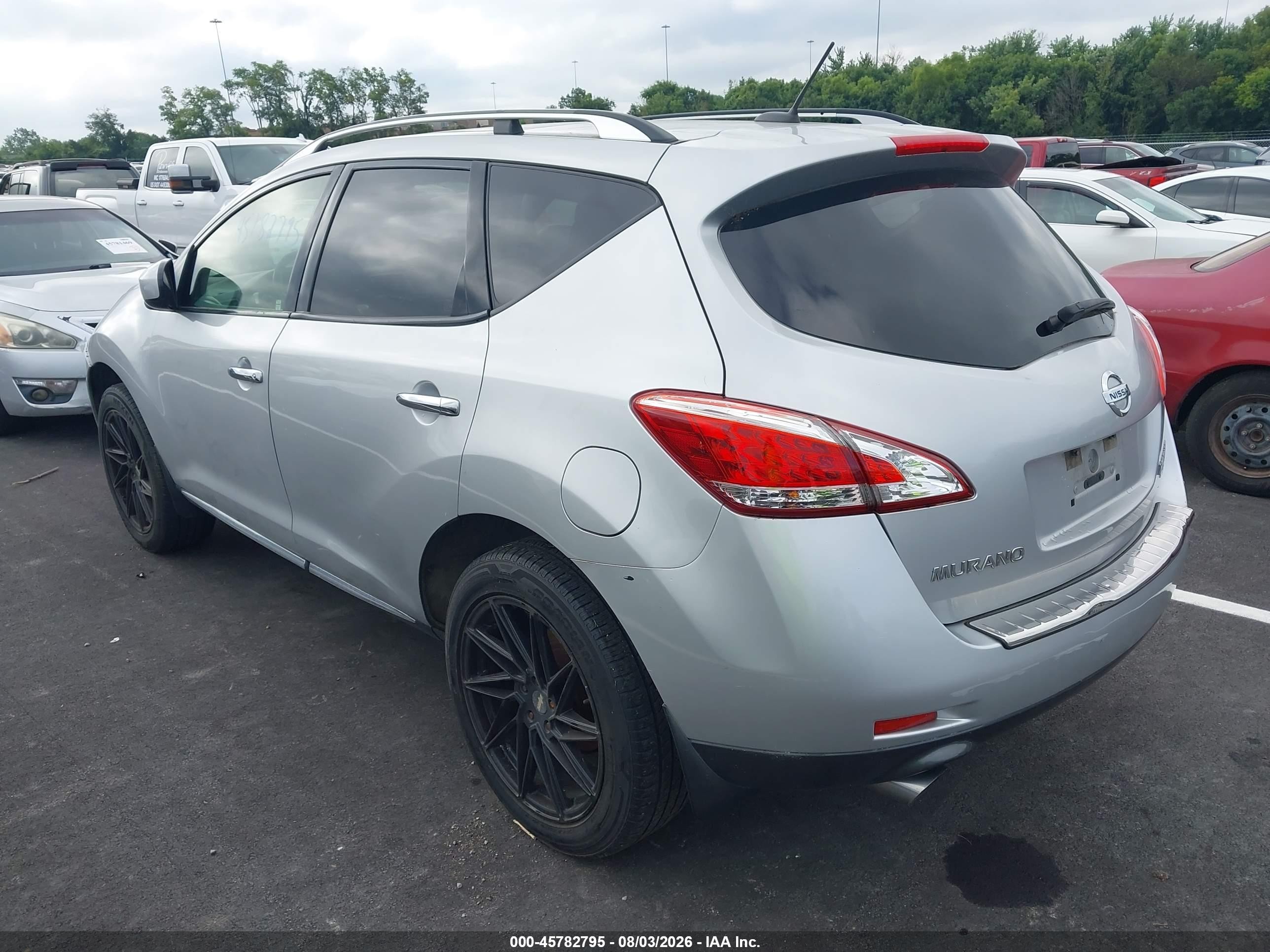 2013 Nissan Murano Le Silver vin: JN8AZ1MW7DW321457