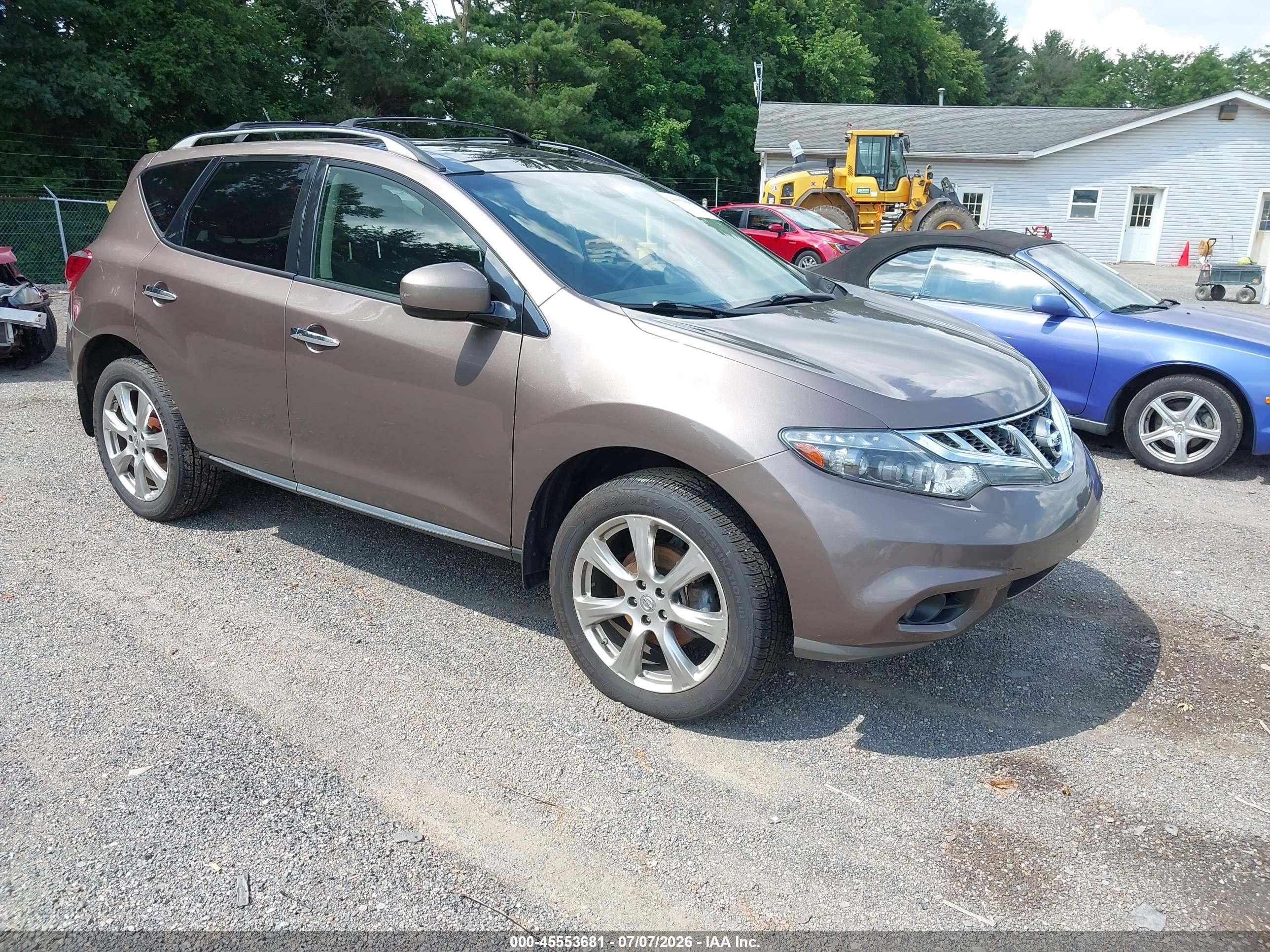 2014 Nissan Murano Le Brown vin: JN8AZ1MW7EW514077
