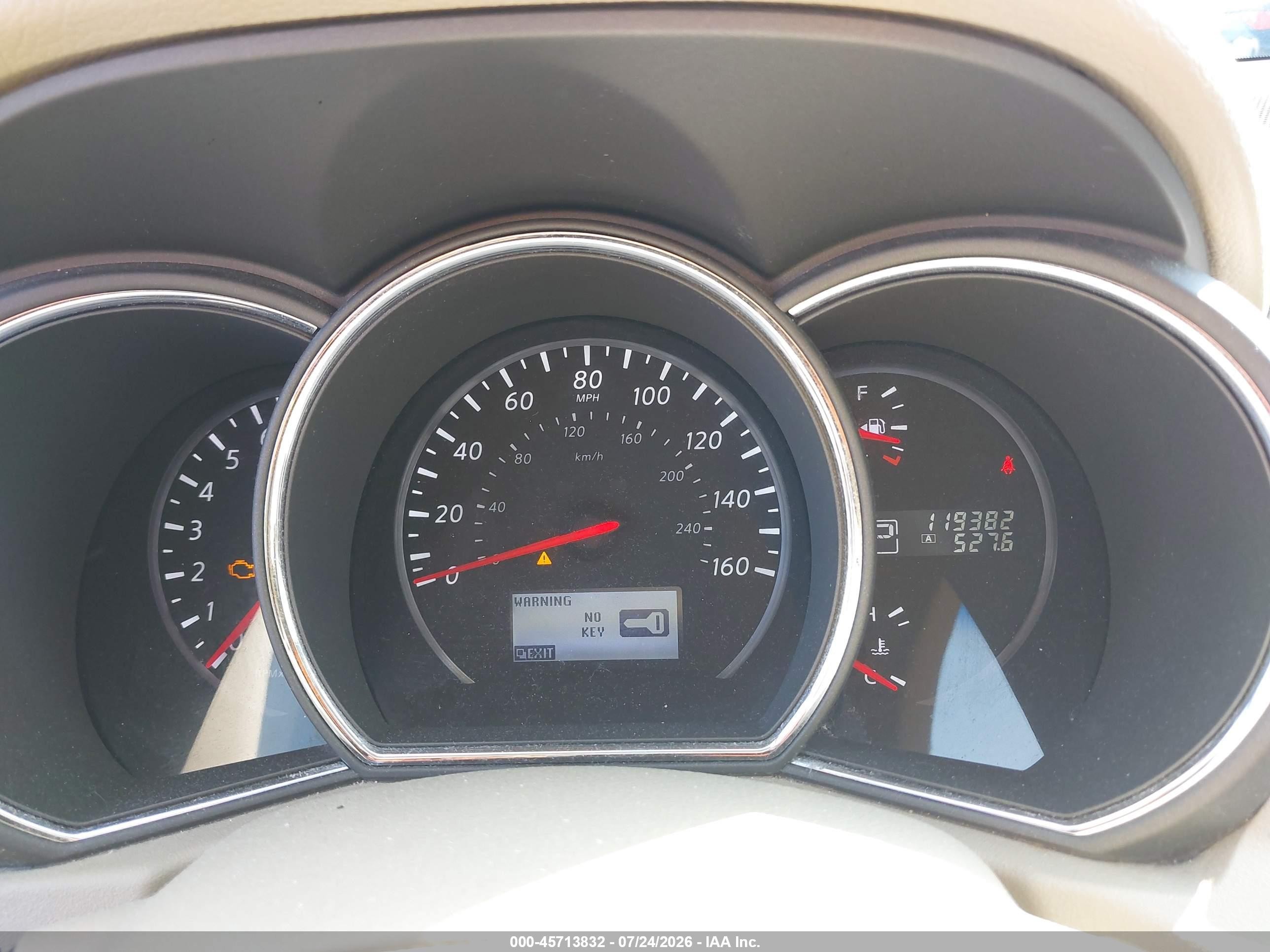 2014 Nissan Murano Sv Gray vin: JN8AZ1MW7EW519070