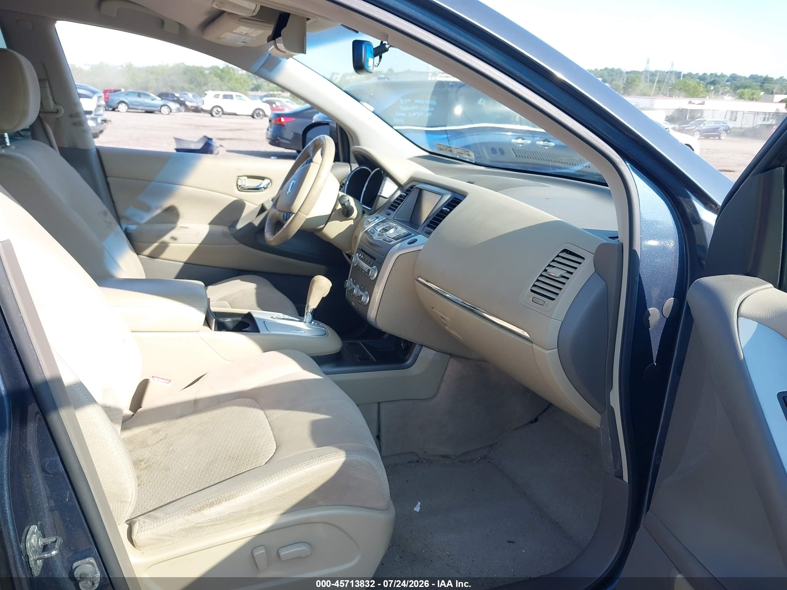 2014 Nissan Murano Sv Gray vin: JN8AZ1MW7EW519070