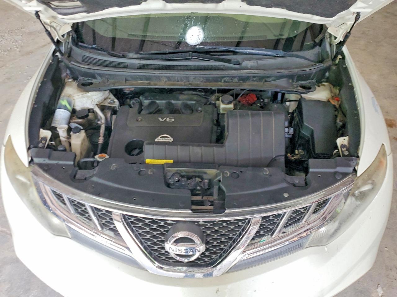 2014 Nissan Murano S White vin: JN8AZ1MW7EW521384