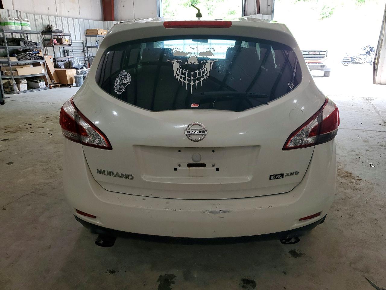 2014 Nissan Murano S White vin: JN8AZ1MW7EW521384