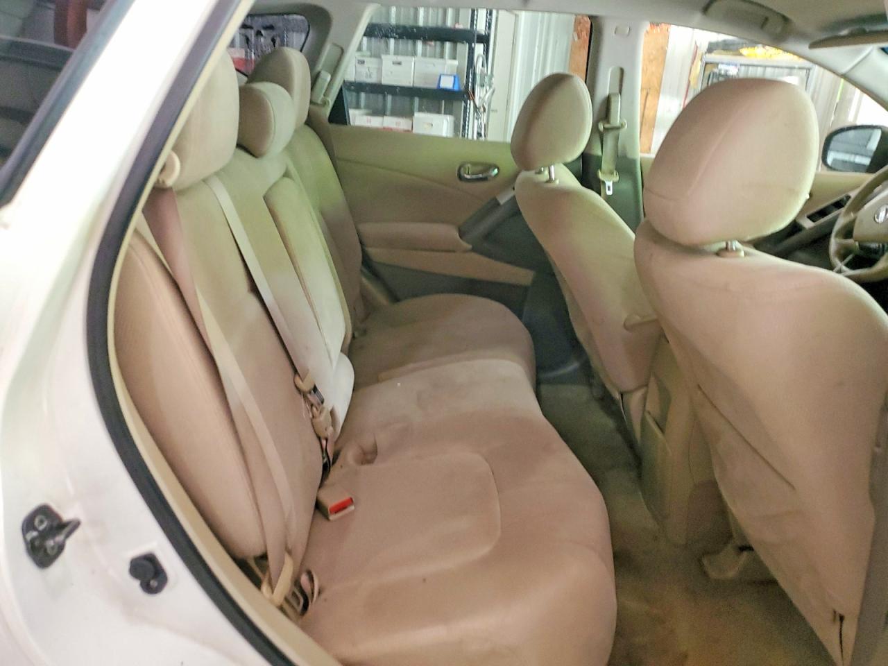 2014 Nissan Murano S White vin: JN8AZ1MW7EW521384
