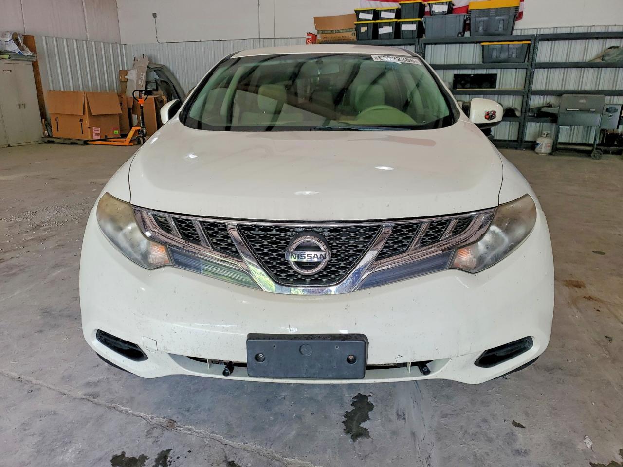 2014 Nissan Murano S White vin: JN8AZ1MW7EW521384