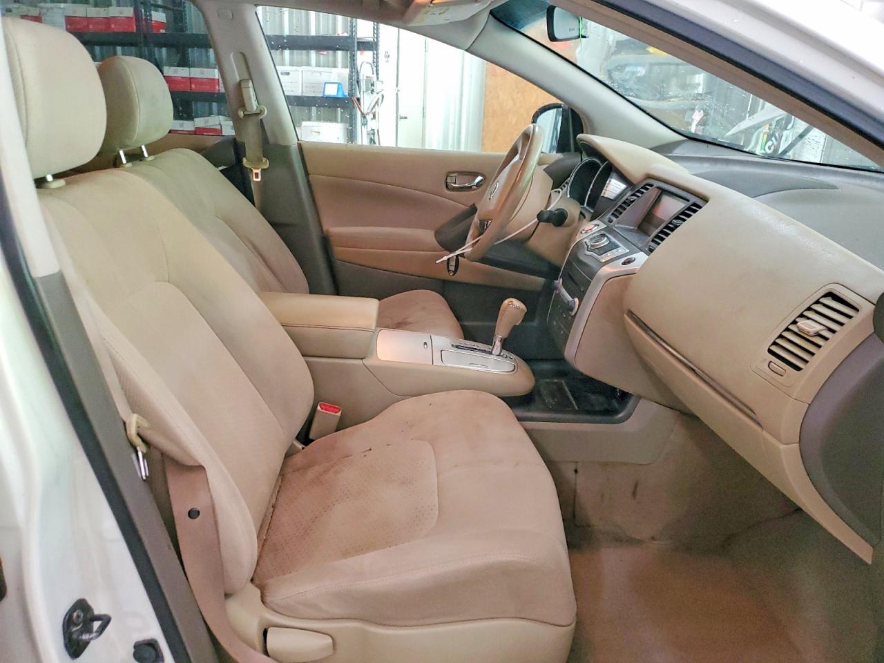 2014 Nissan Murano S White vin: JN8AZ1MW7EW521384
