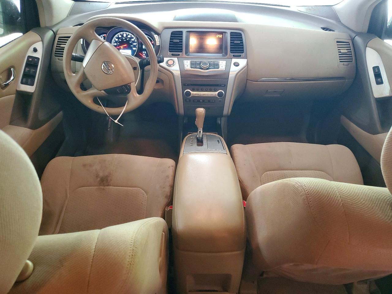 2014 Nissan Murano S White vin: JN8AZ1MW7EW521384