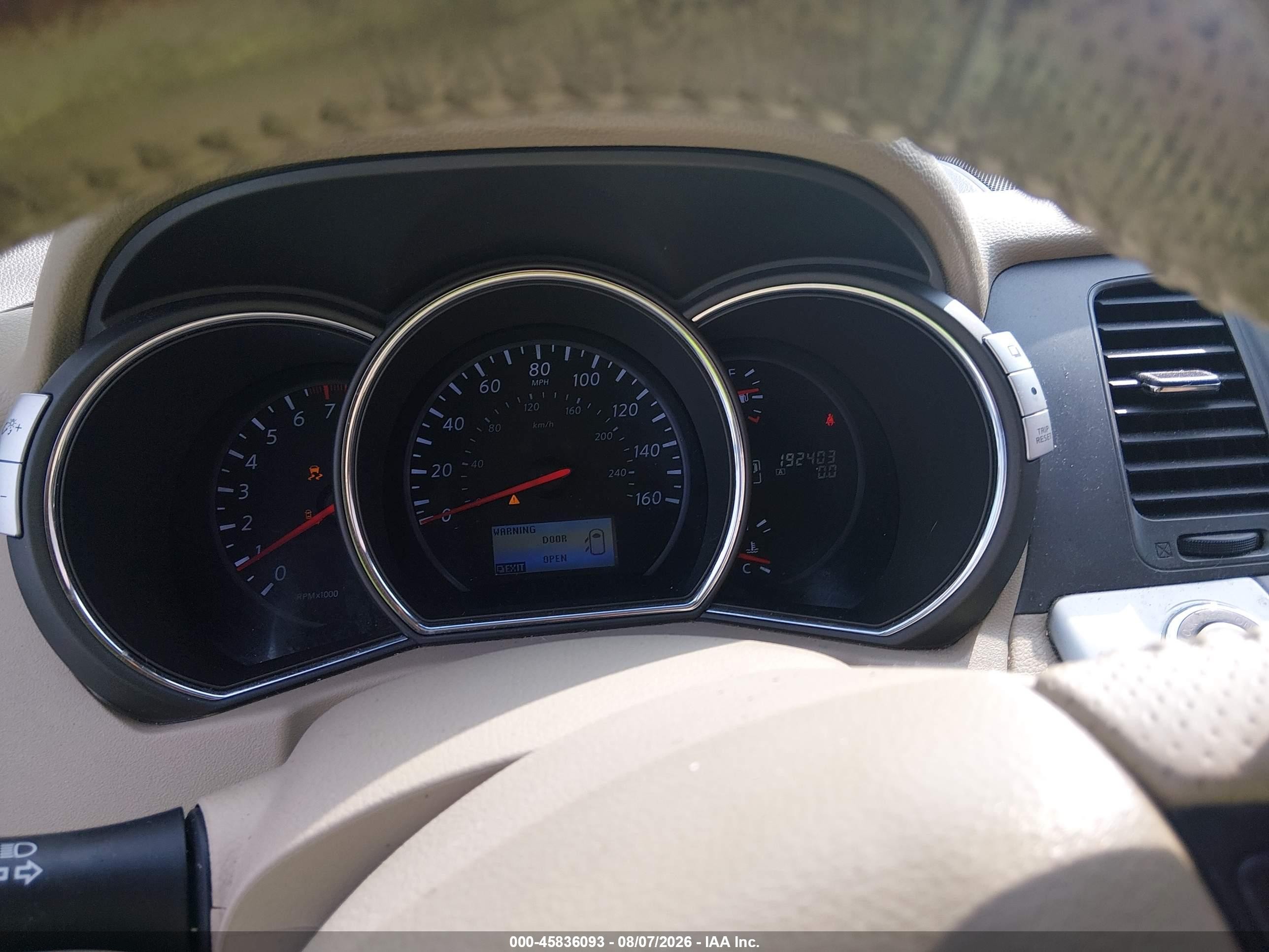 2014 Nissan Murano Sl White vin: JN8AZ1MW7EW524043