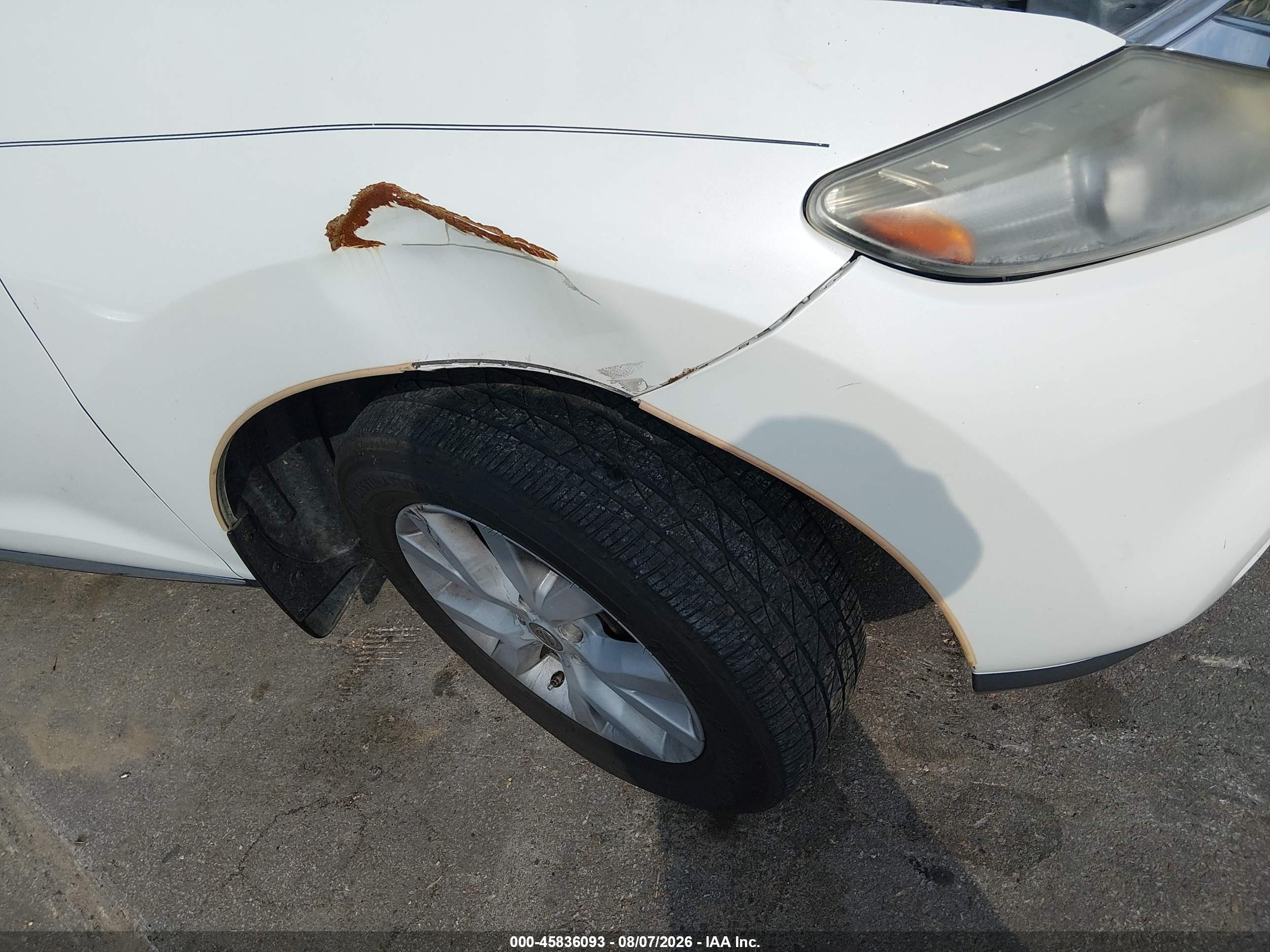 2014 Nissan Murano Sl White vin: JN8AZ1MW7EW524043