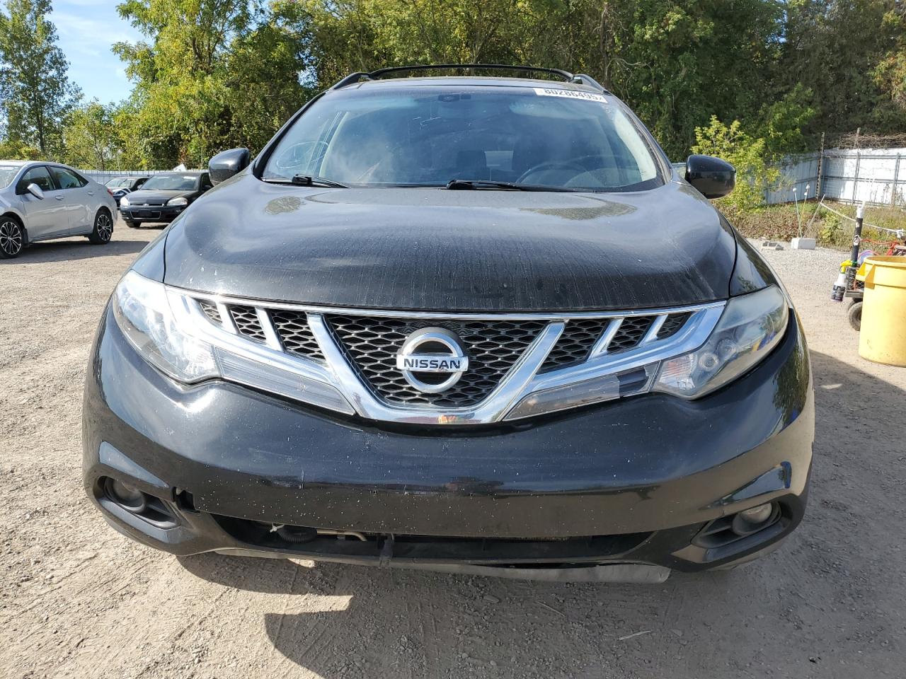 2014 Nissan Murano S Black vin: JN8AZ1MW7EW528934