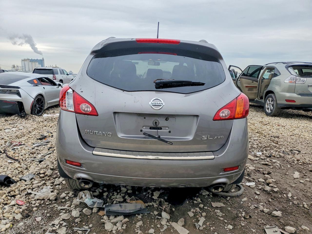 2010 Nissan Murano S Gray vin: JN8AZ1MW8AW103474