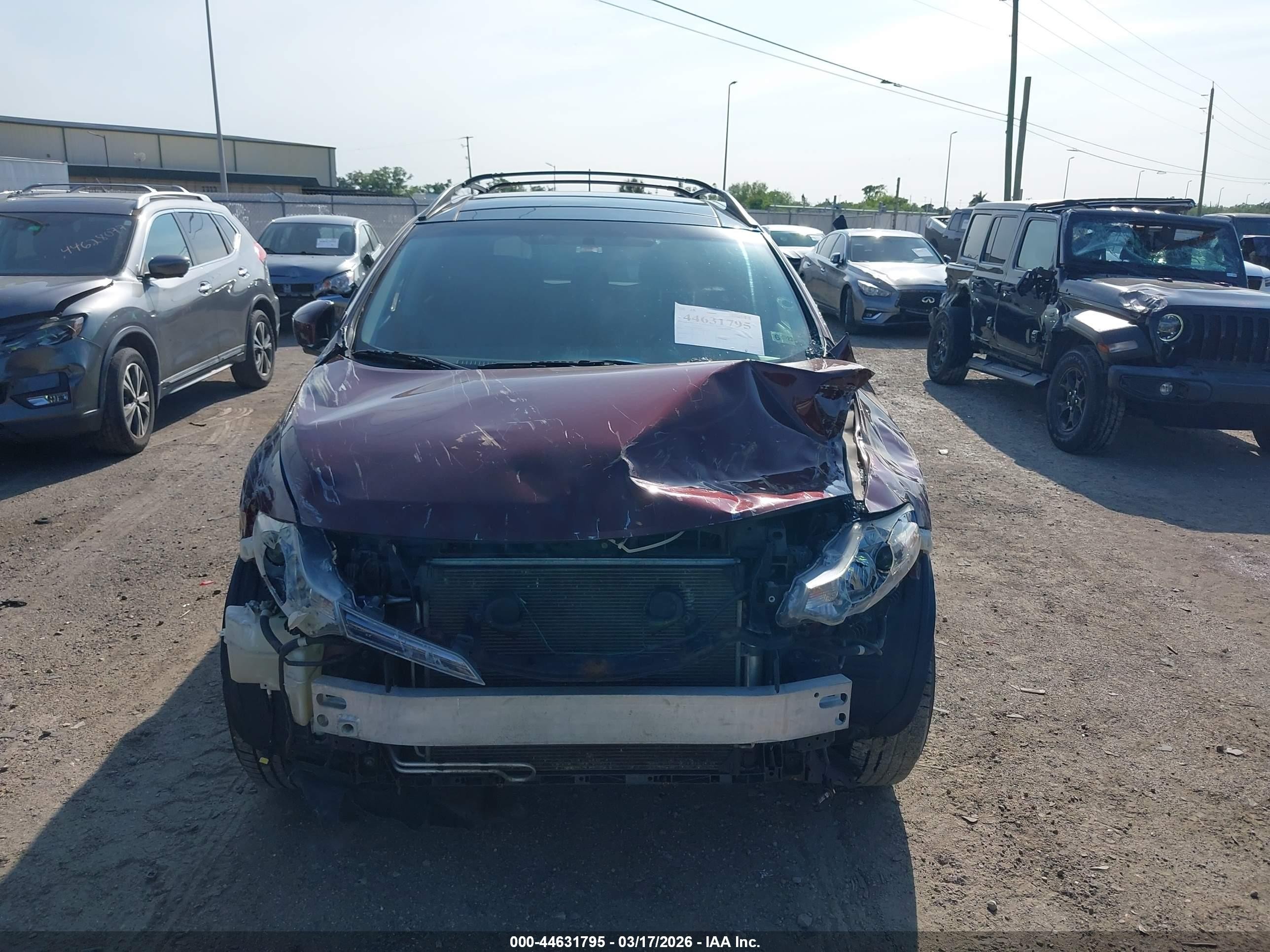 2010 Nissan Murano Sl Бордовый vin: JN8AZ1MW8AW113972