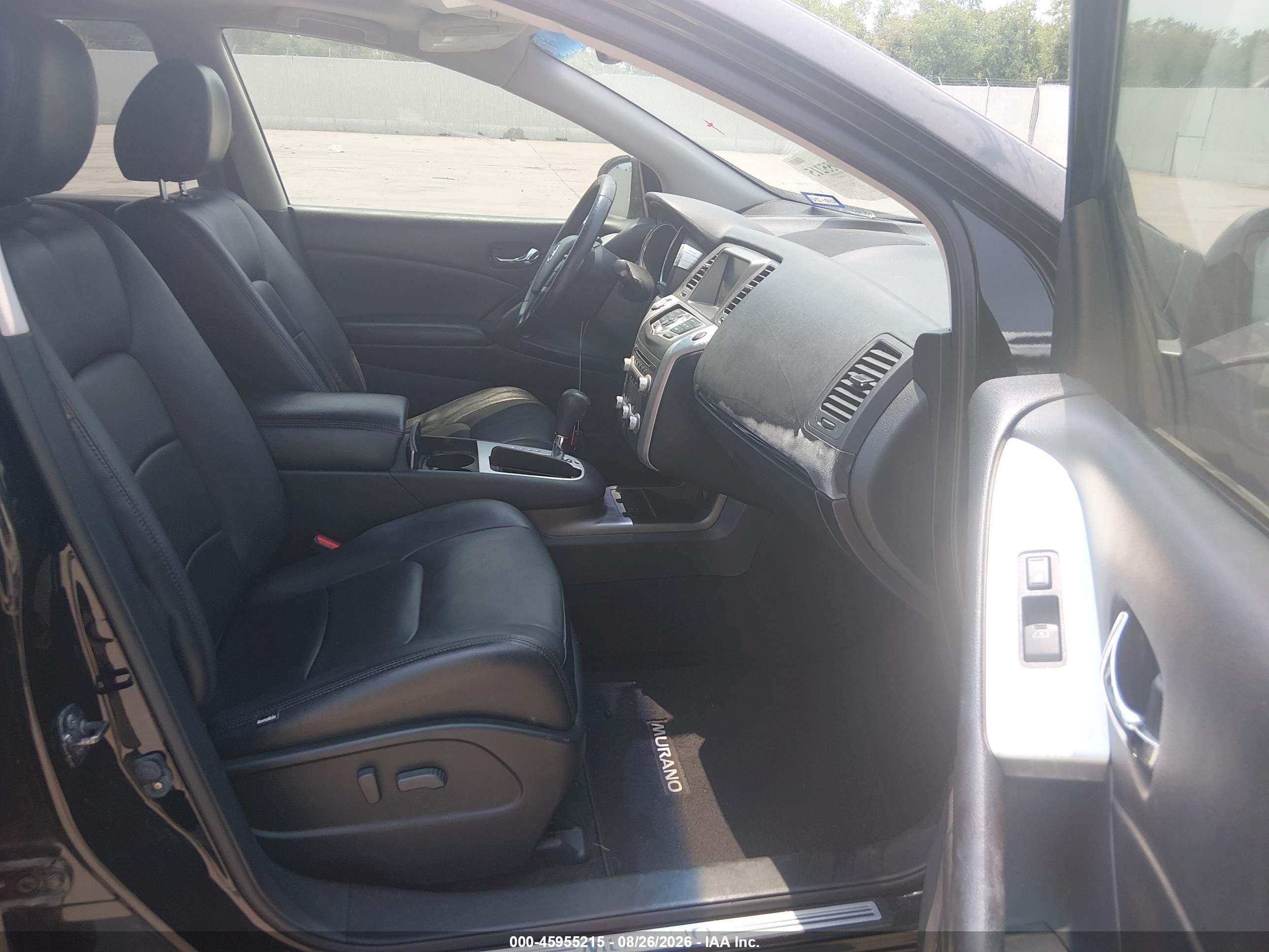 2011 Nissan Murano Sv Черный vin: JN8AZ1MW8BW154331