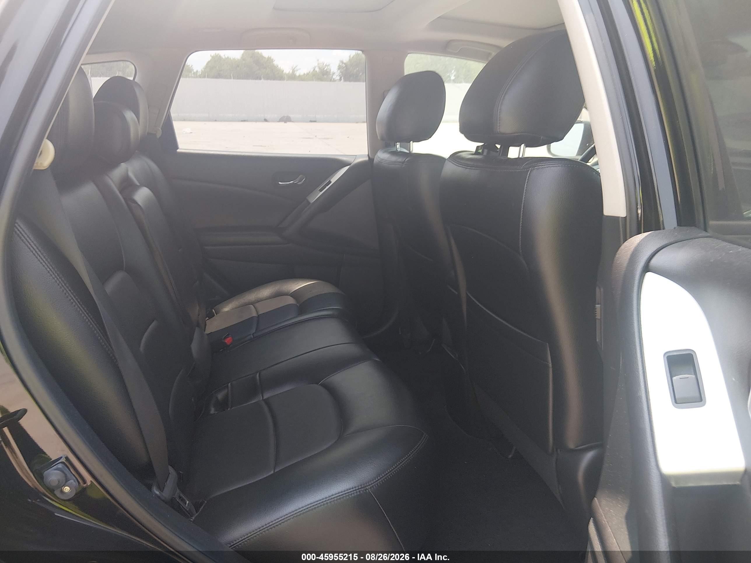2011 Nissan Murano Sv Черный vin: JN8AZ1MW8BW154331