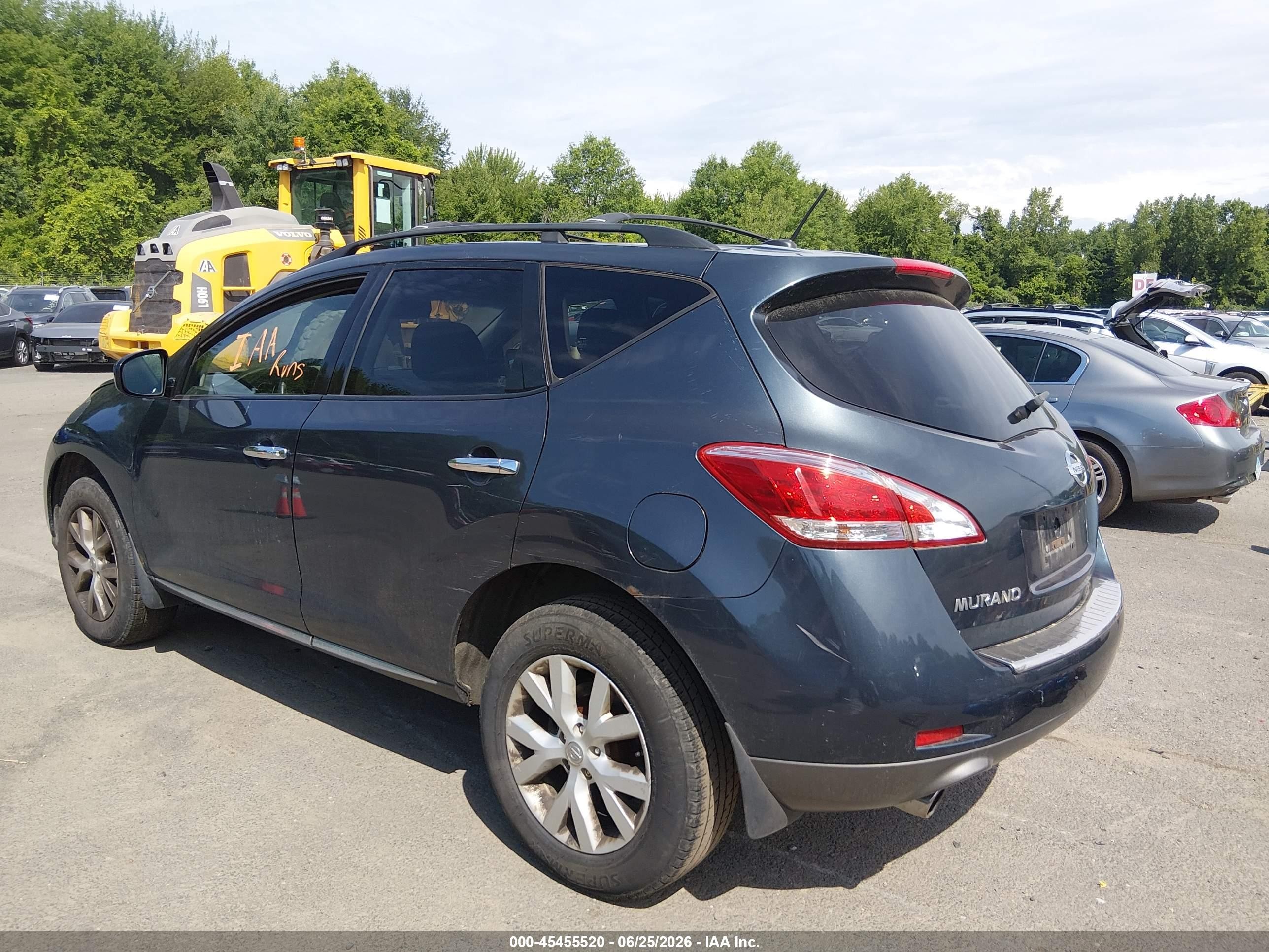 2011 Nissan Murano Sl Синий vin: JN8AZ1MW8BW183716
