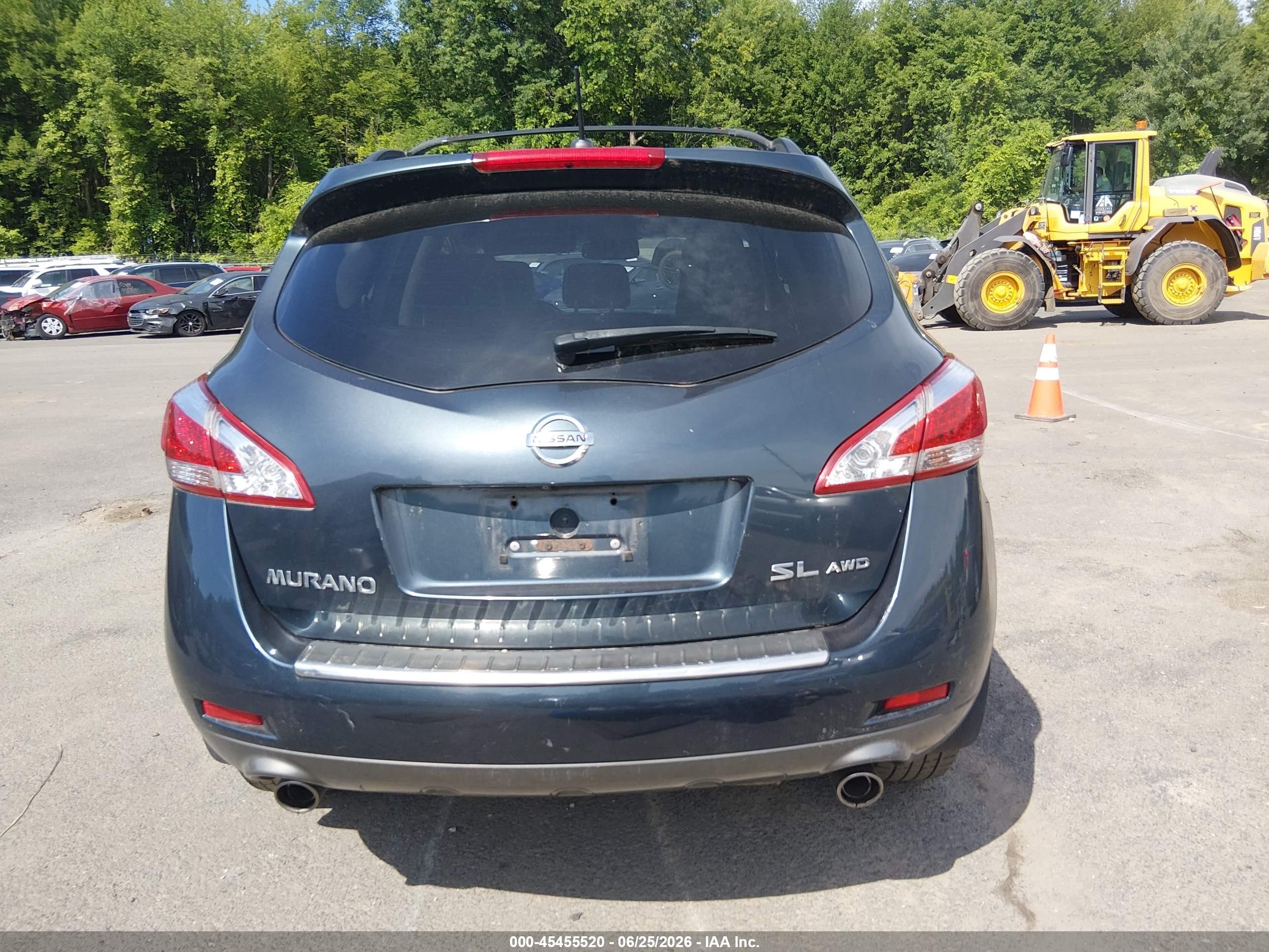 2011 Nissan Murano Sl Синий vin: JN8AZ1MW8BW183716