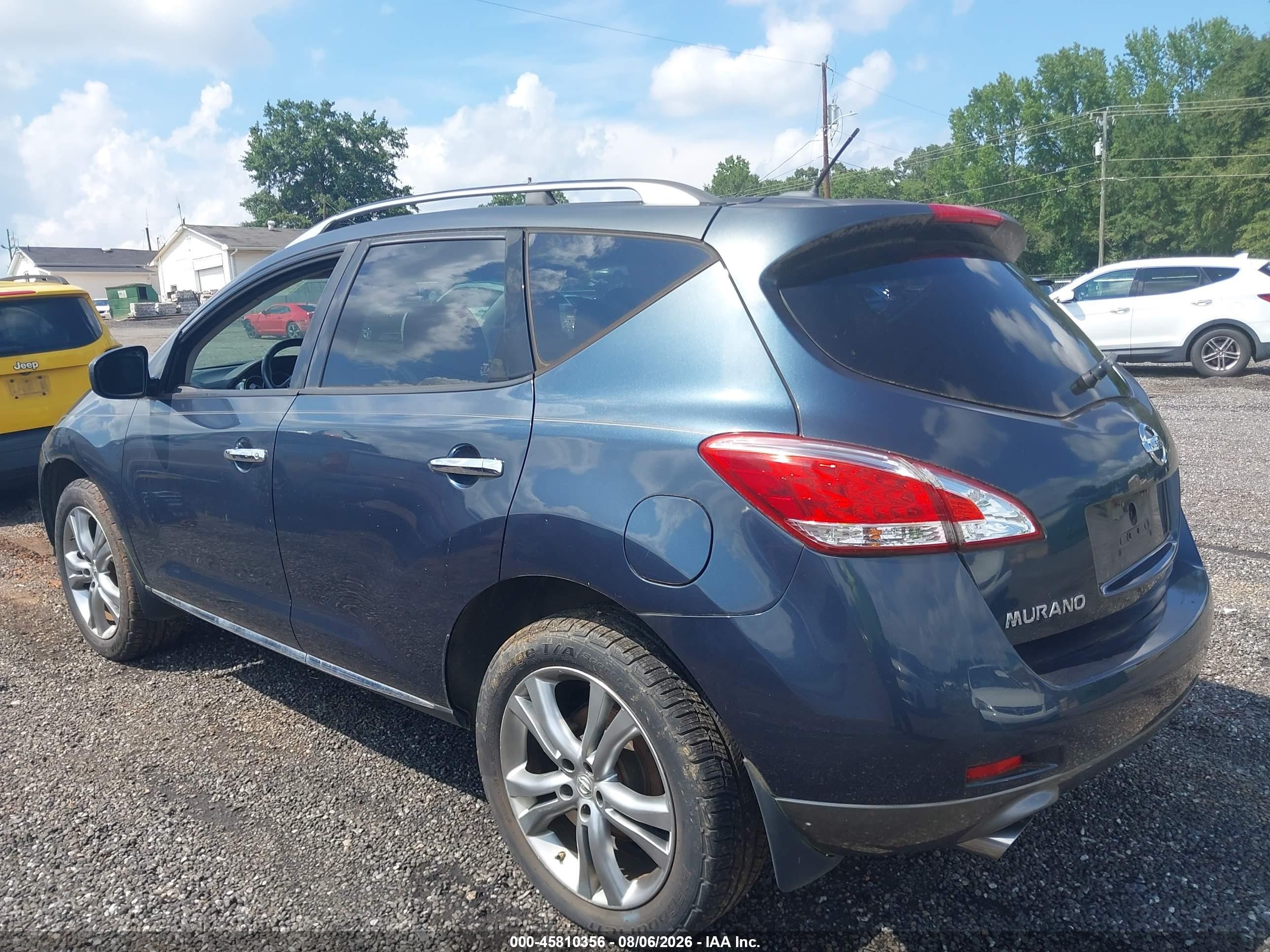 2012 Nissan Murano Le Gray vin: JN8AZ1MW8CW205862