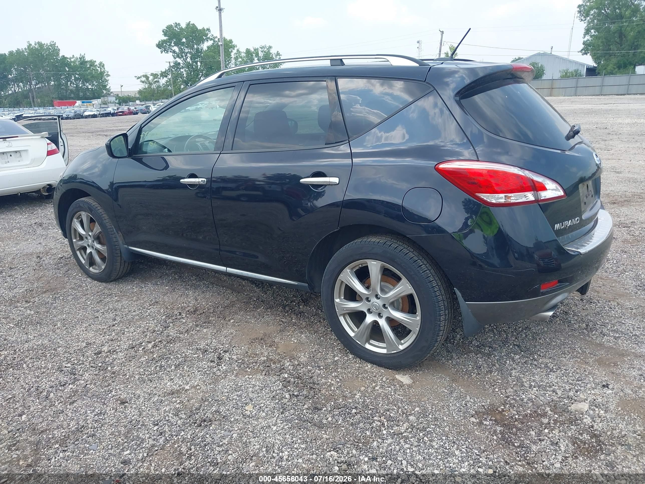 2012 Nissan Murano Le Black vin: JN8AZ1MW8CW213296