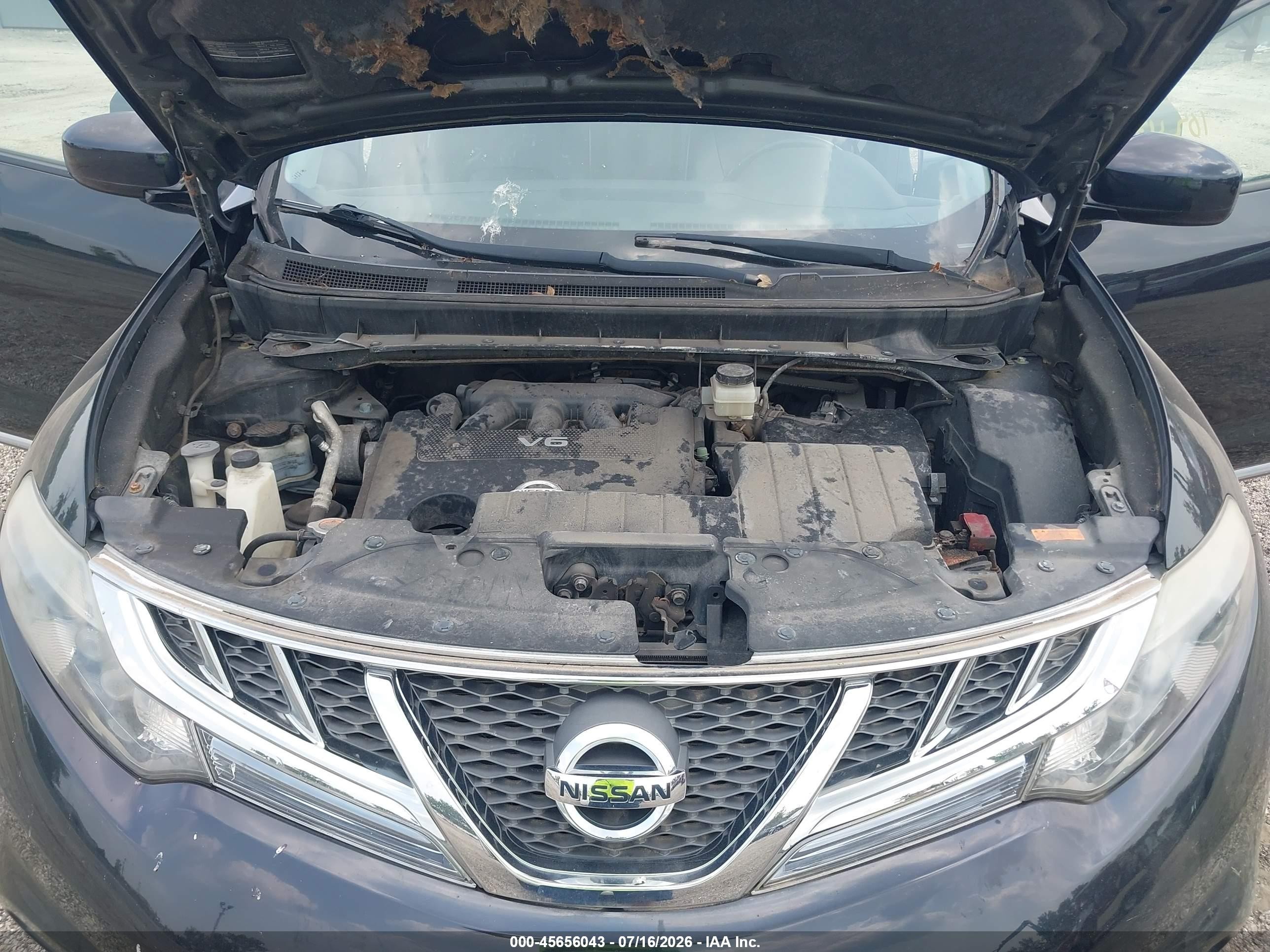 2012 Nissan Murano Le Black vin: JN8AZ1MW8CW213296