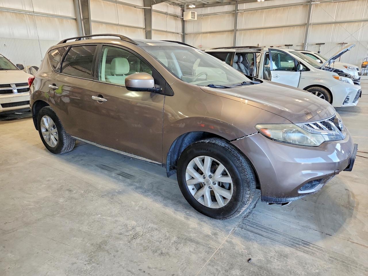 2012 Nissan Murano S Brown vin: JN8AZ1MW8CW228316