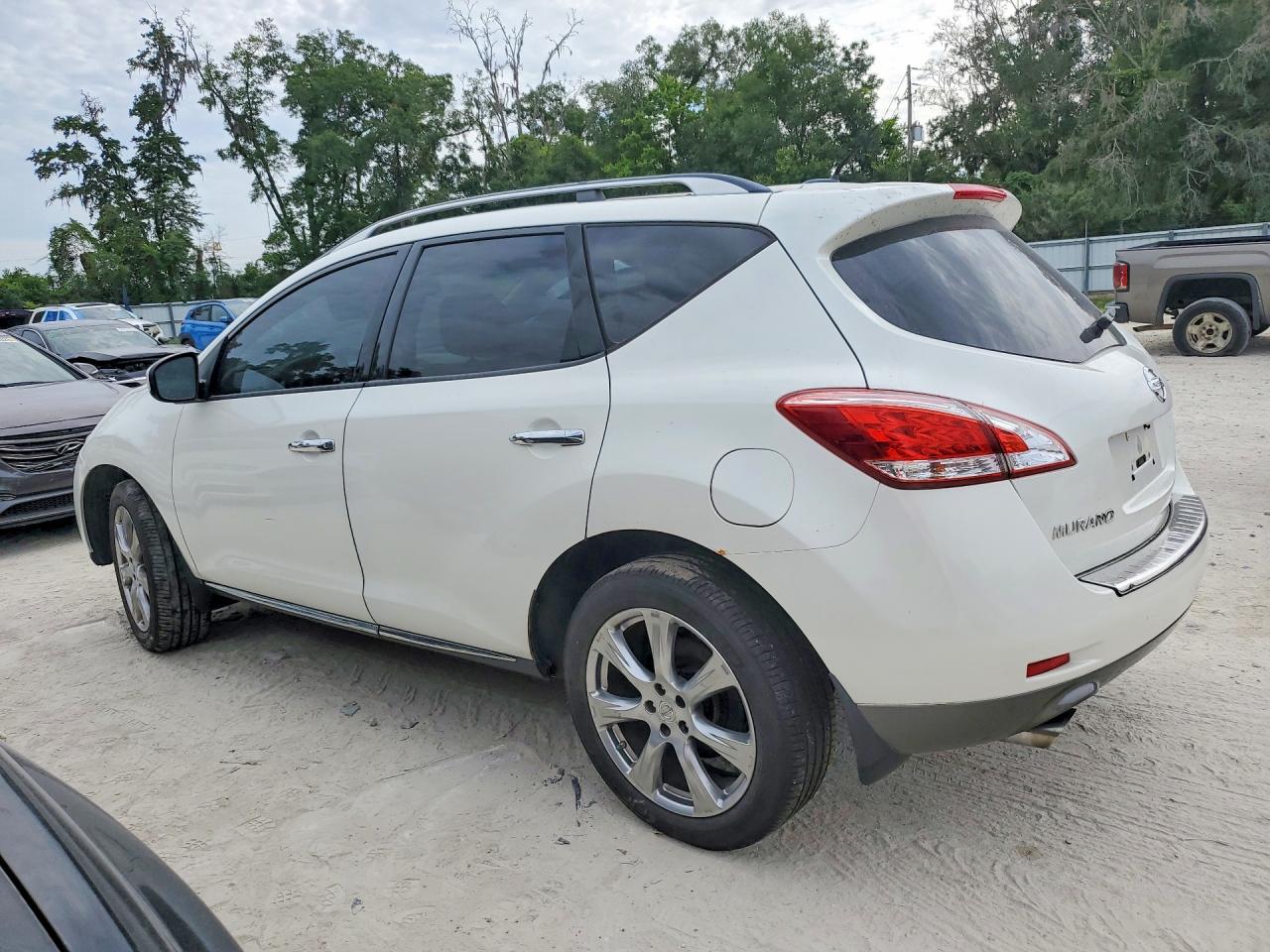 2012 Nissan Murano S White vin: JN8AZ1MW8CW230230