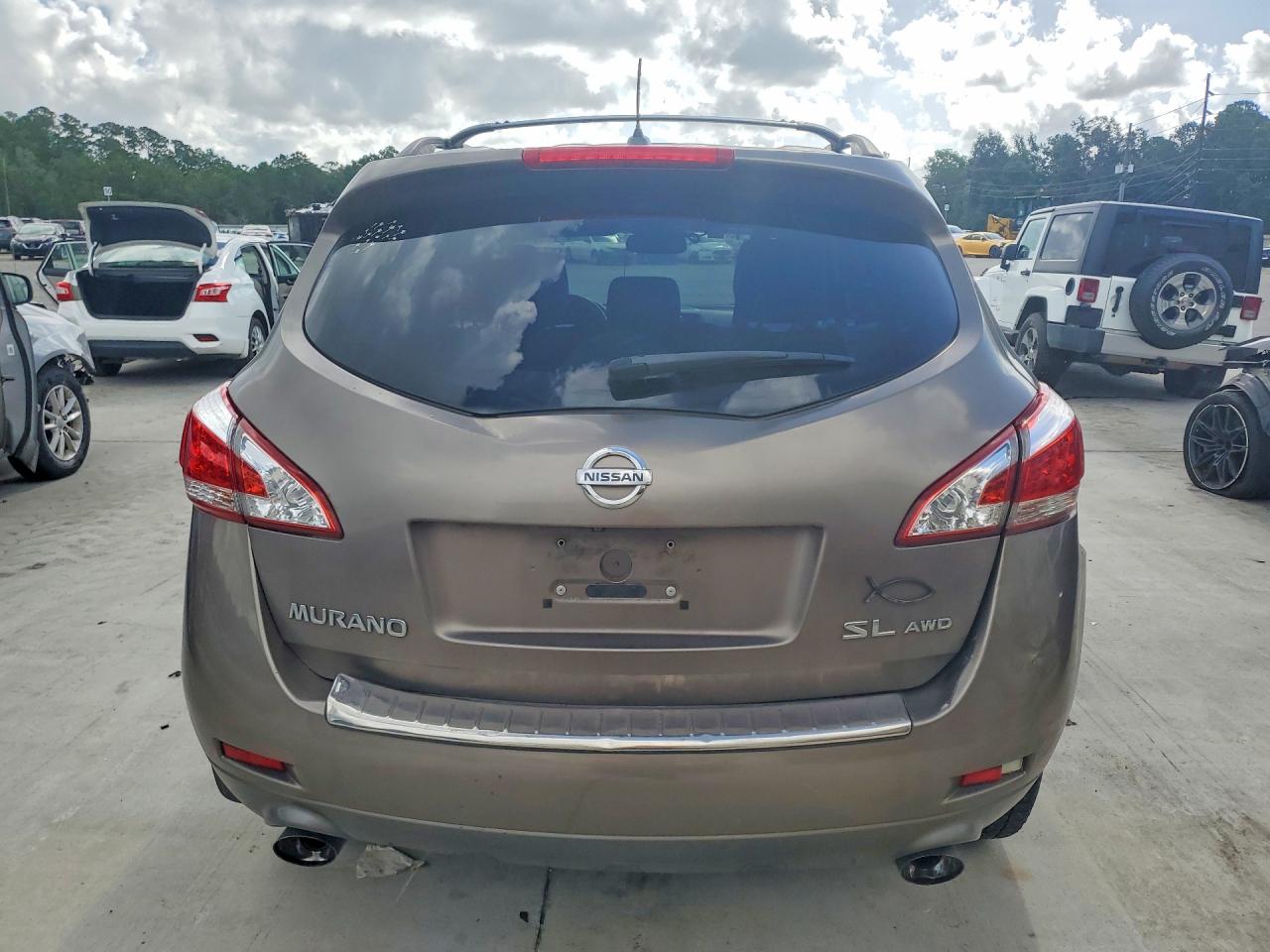 2012 Nissan Murano S Brown vin: JN8AZ1MW8CW230311