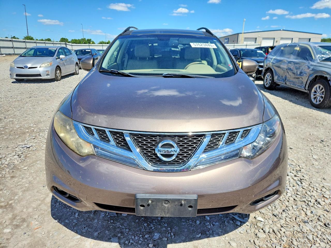 2012 Nissan Murano S Коричневый vin: JN8AZ1MW8CW231555