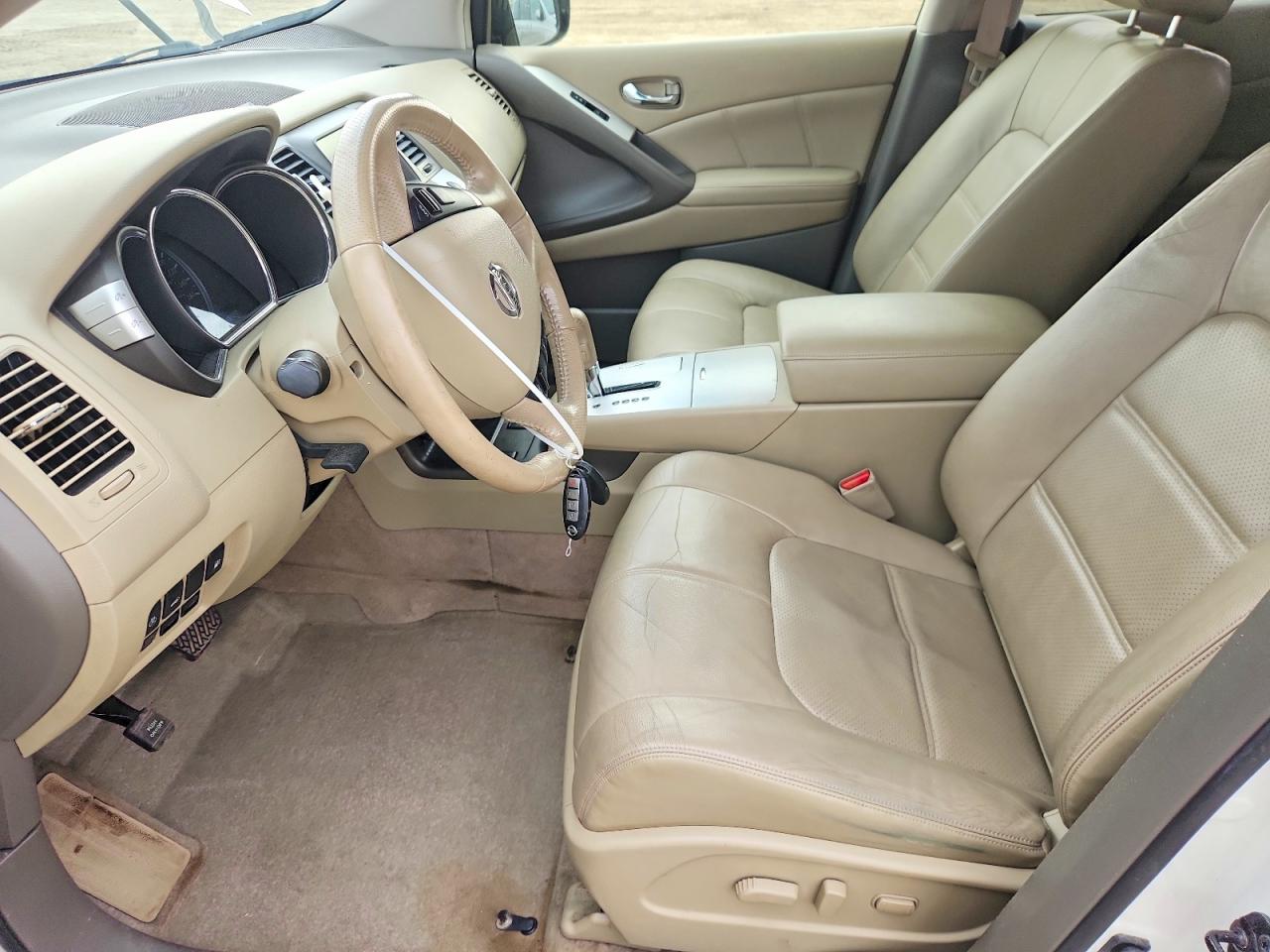 2012 Nissan Murano S White vin: JN8AZ1MW8CW239767
