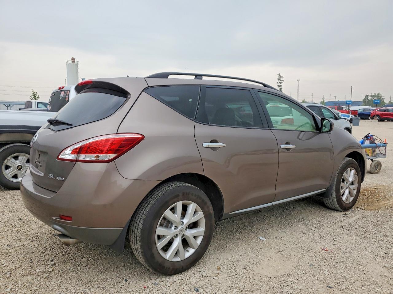 2014 Nissan Murano S Коричневый vin: JN8AZ1MW8EW507235